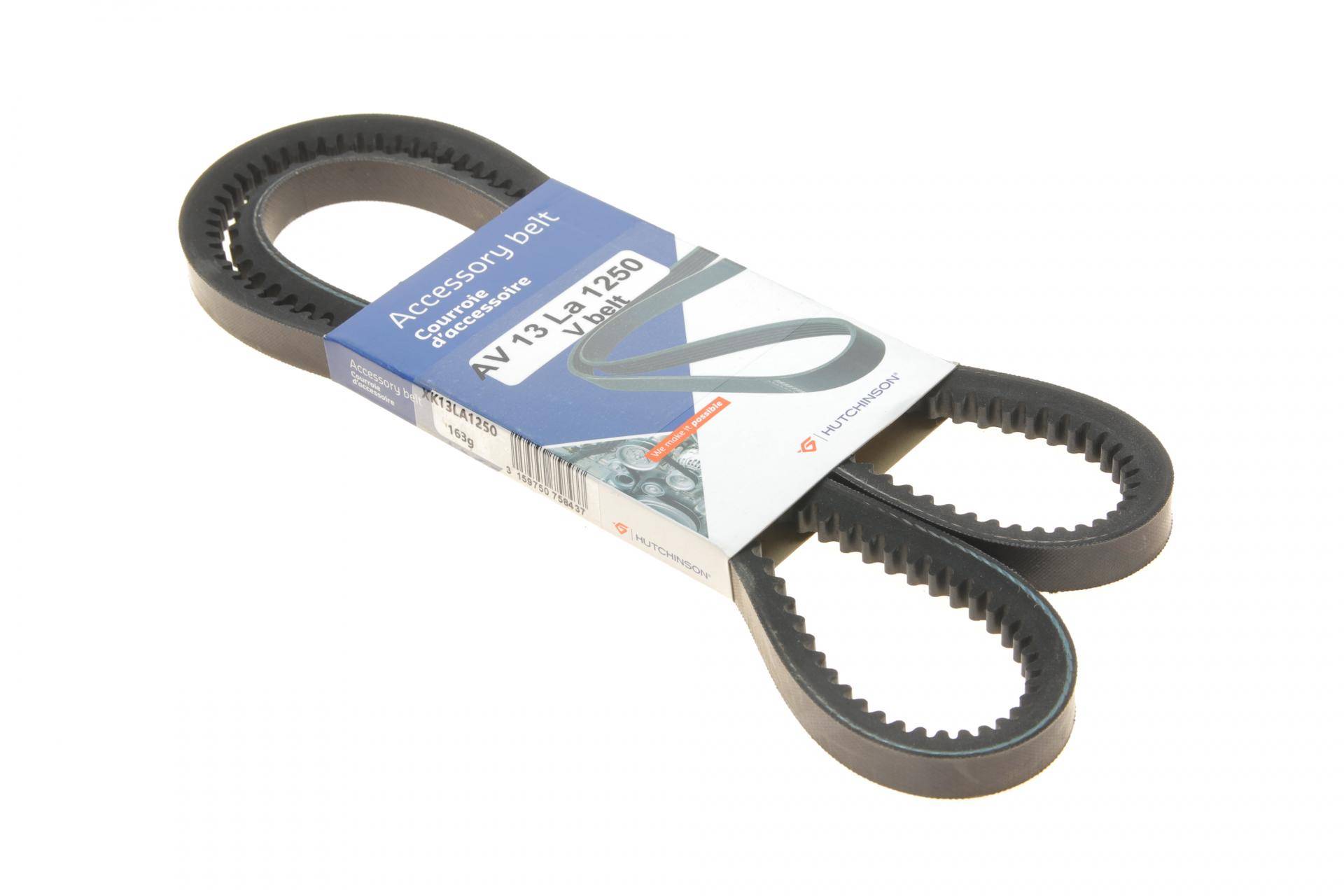 Ремінь генератора MB 508-608 -88/VW T3 1.6-1.7TD -92 (13x1250)