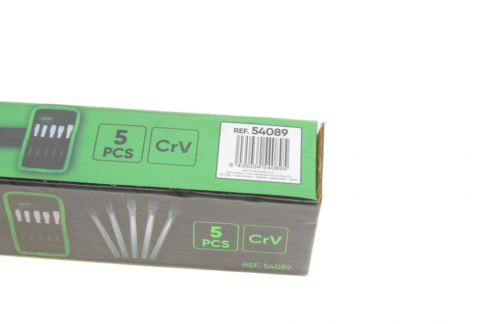 Набір зубил слюсарних 10-16 мм 5 од.