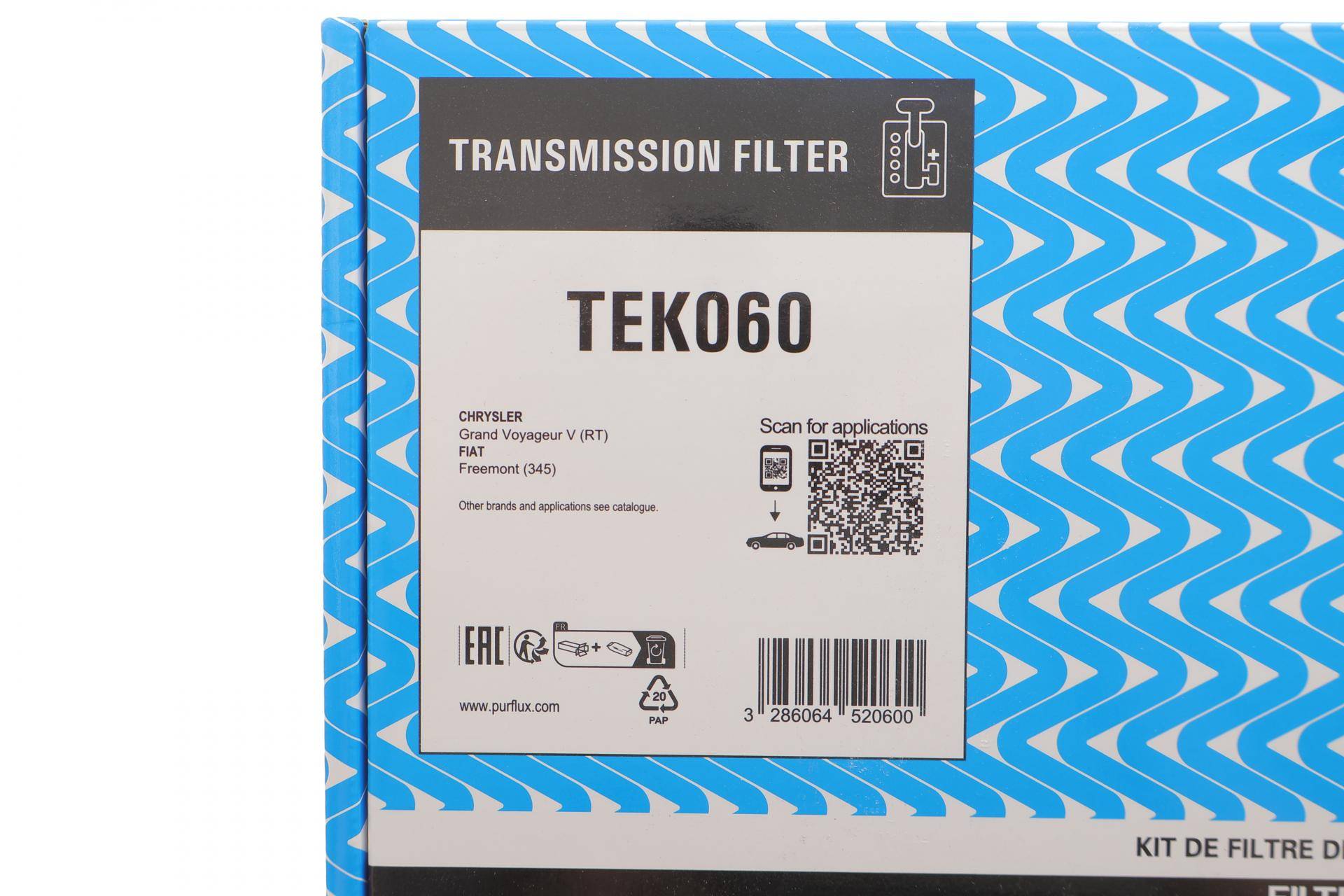 Фільтр АКПП Chrysler Grand Voyager 07-/Fiat Freemont 11- (к-кт)