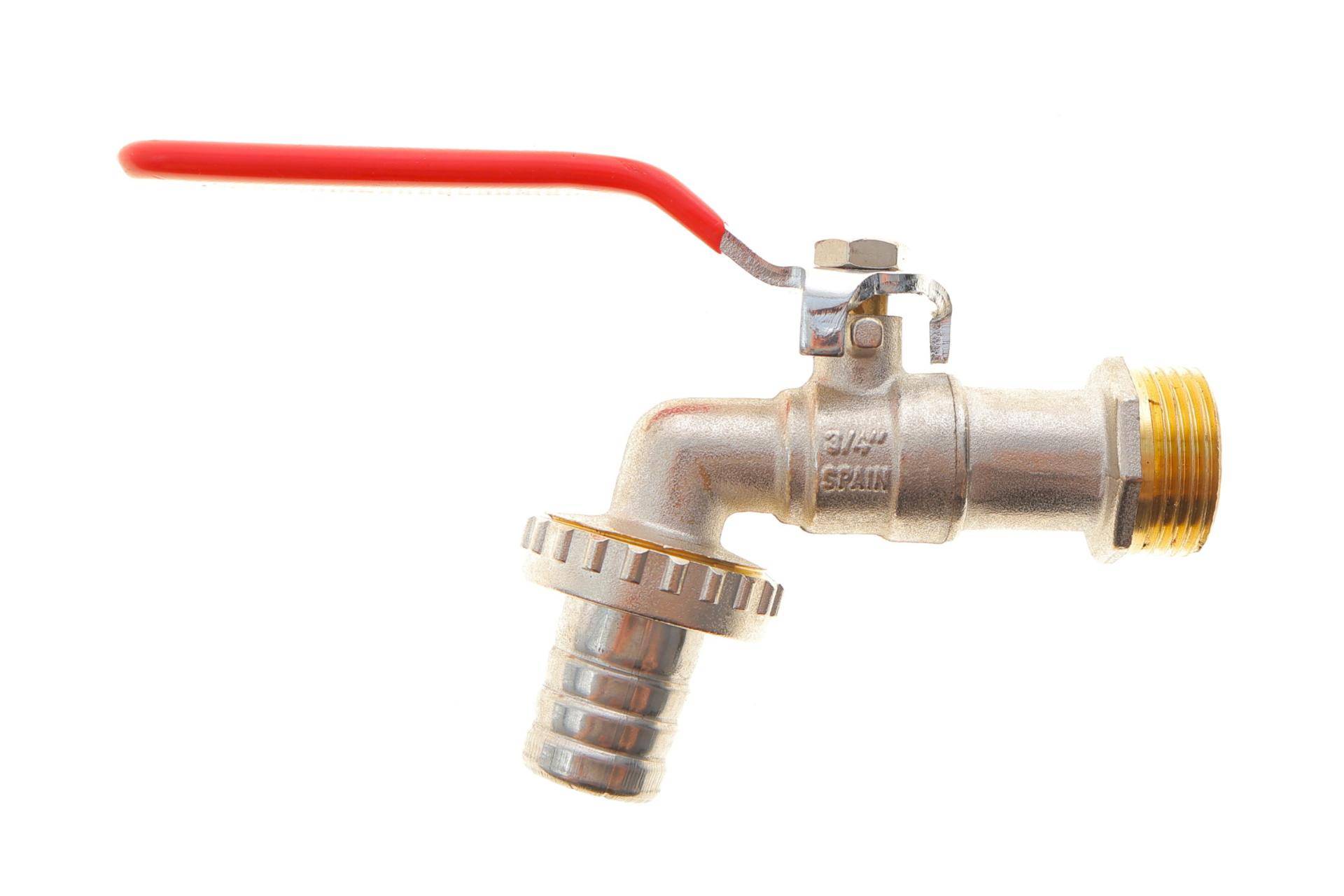 Кран латунний 3/4