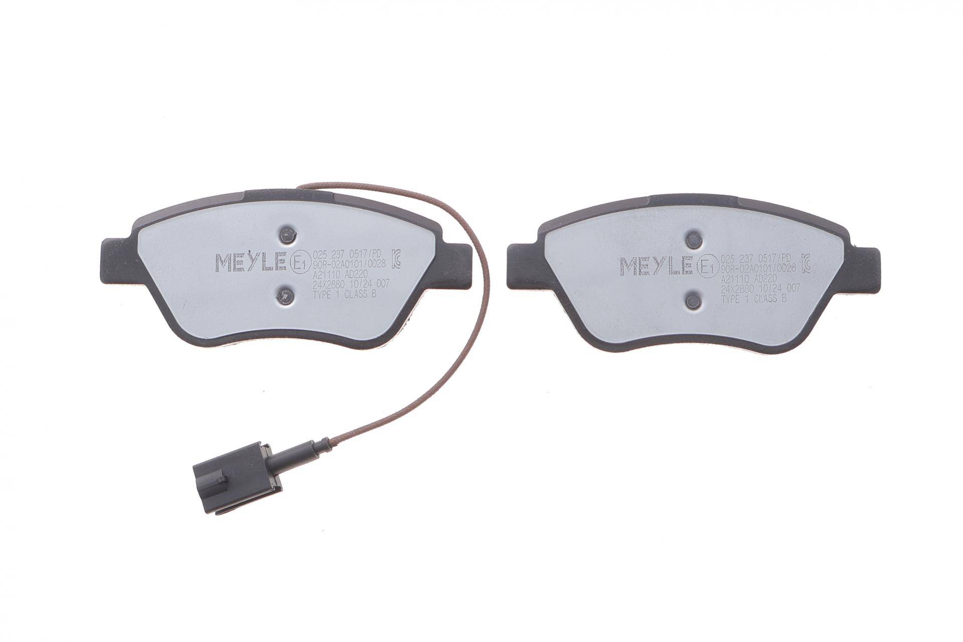 Колодки гальмівні (передні) Fiat Doblo/Citroen Nemo/Peugeot Bipper 08- (Bosch)