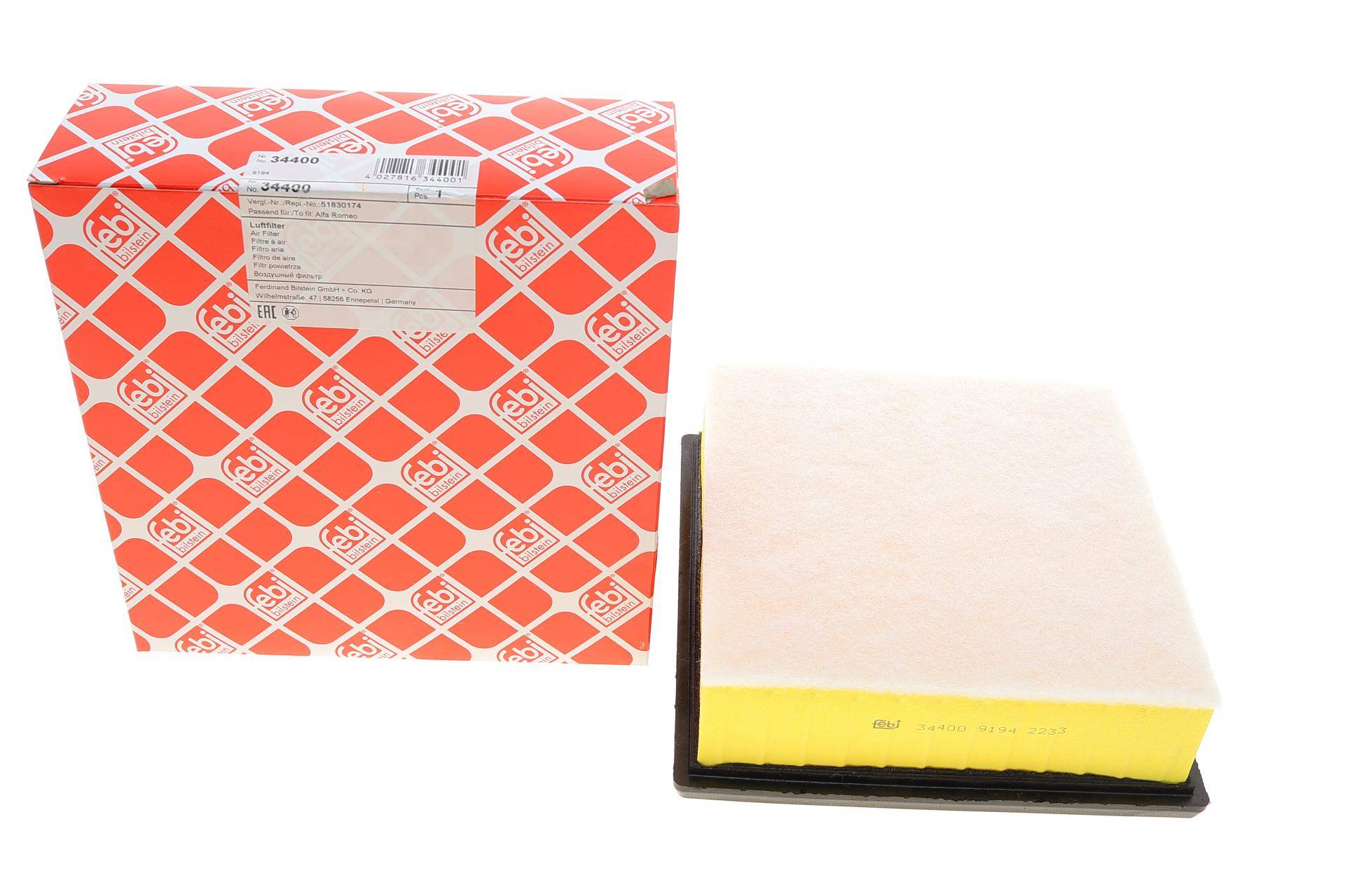 Фільтр повітряний Fiat Doblo 1.6-2.0JTD 10-