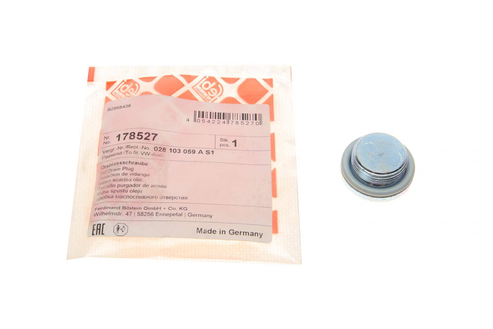 Болт зливу оливи Audi 100/A6/A8 88-