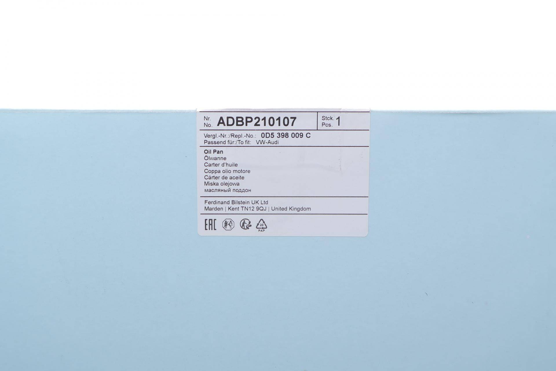 Фільтр АКПП Audi A4/A5/A8/Q5/Q7/VW Touareg 2.0 TDI/2.0 TFSI/3.0 TDI 15-