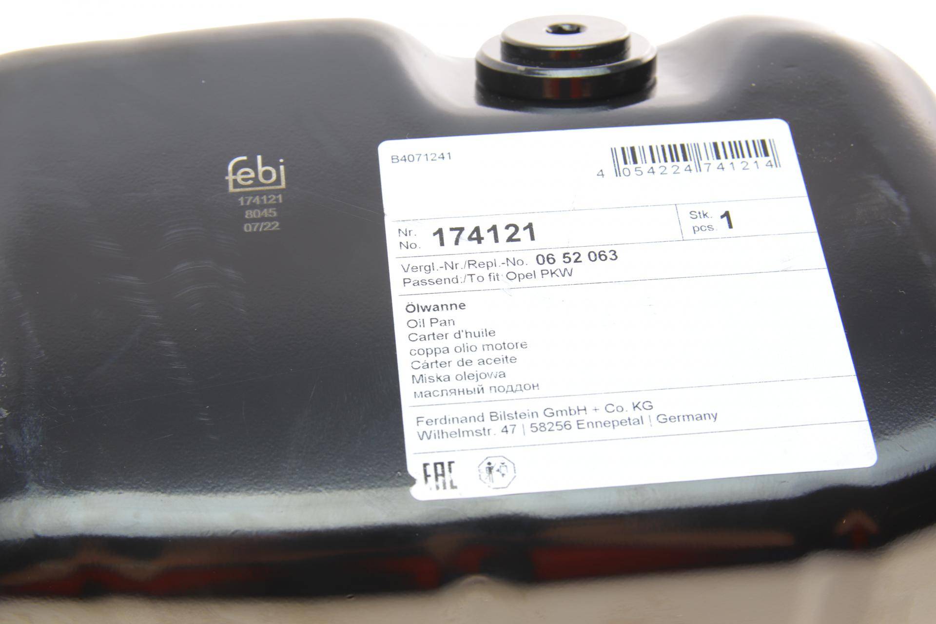 Оливозбірник (піддон) Opel Combo 1.3 CDTI 16V 04-