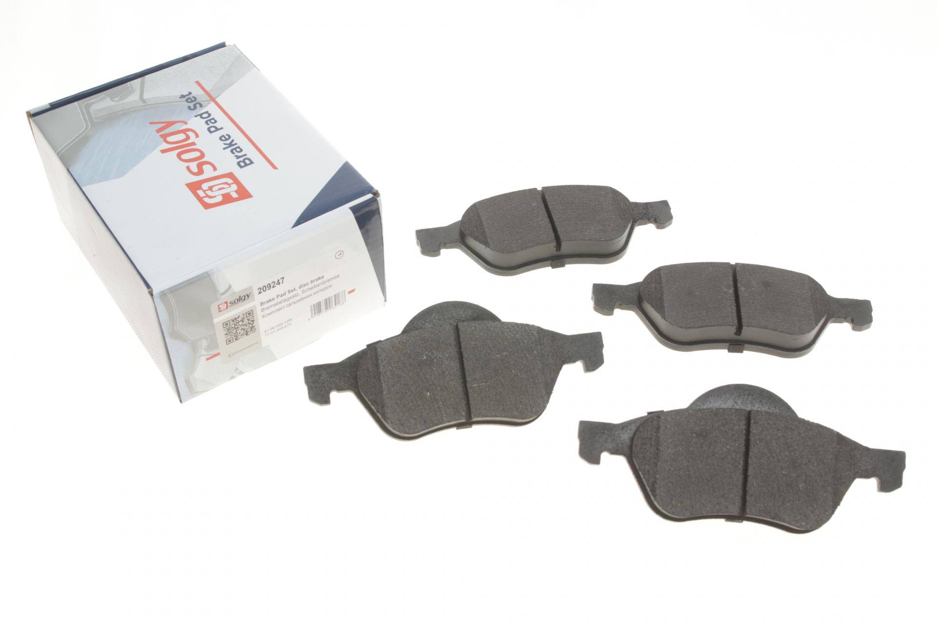 Колодки гальмівні (передні) Renault Laguna III/Clio III 06-15/Megane II/Scenic II 02-