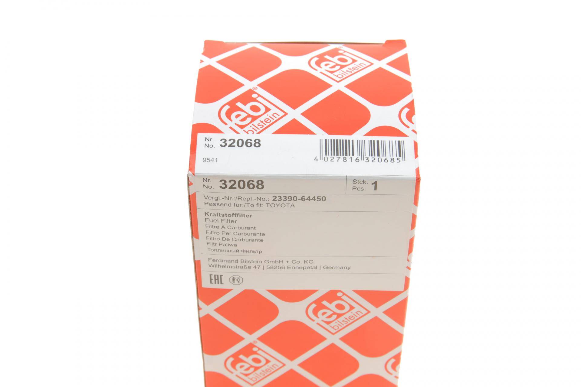 Фільтр паливний Toyota RAV 400-/Hilux 97-05/Corolla 2.0-2.4 D 00-09