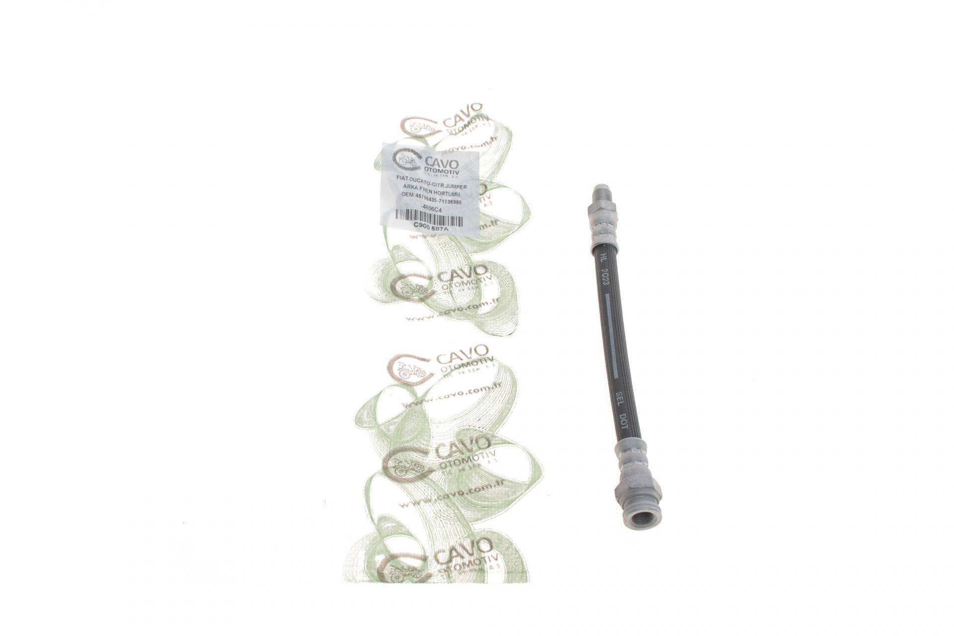 Шланг гальмівний (задній) Fiat Ducato/Peugeot Boxer 94-02