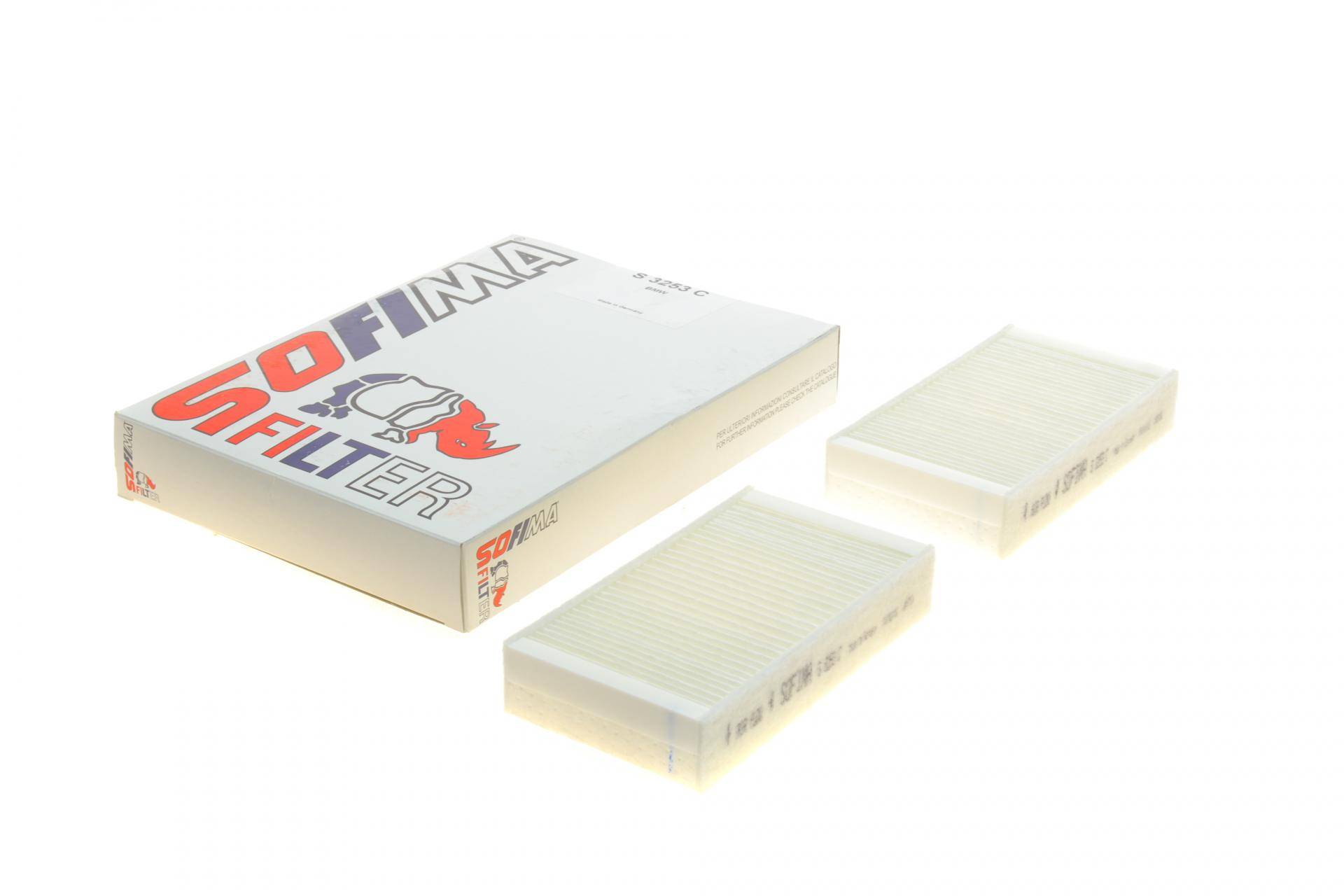 Фільтр салону BMW X3 (F25)/X4 (F26) 10-18 (к-кт 2шт.)