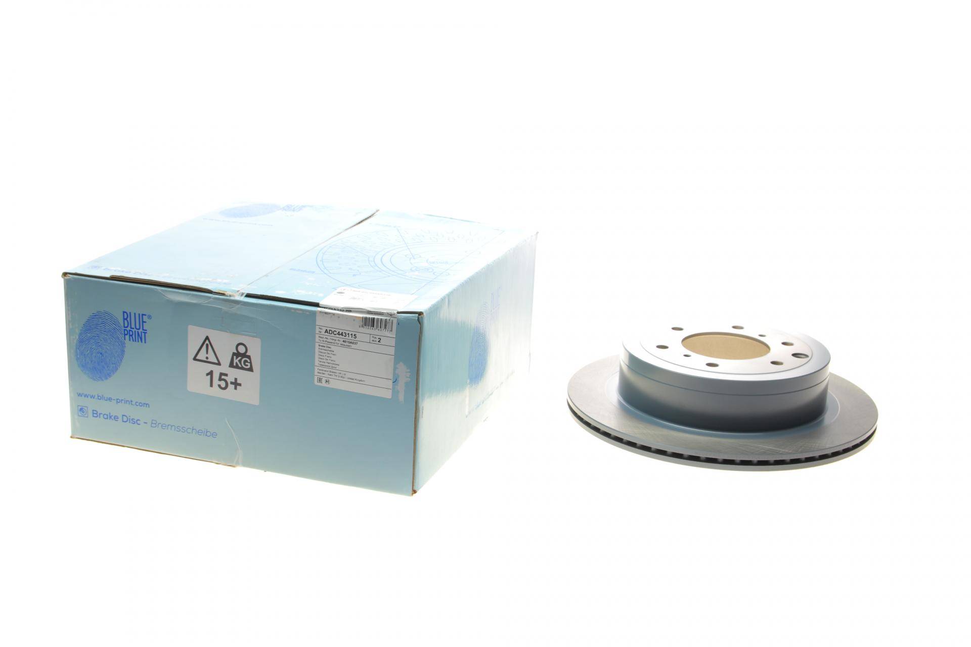 Диск гальмівний (задній) Mitsubishi Pajero IV 06- (332x18)