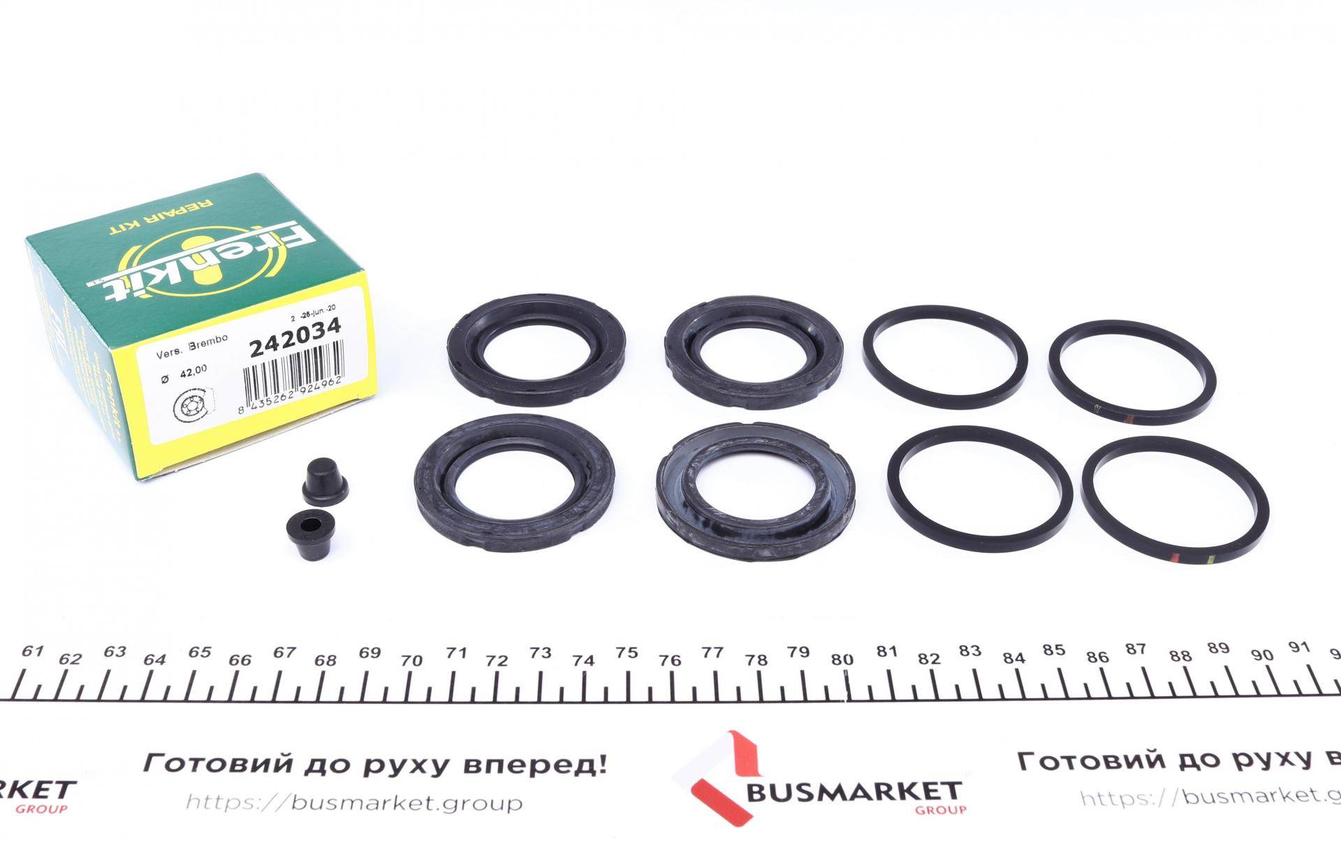 Ремкомплект супорта (переднього) Alfa Romeo Spider 06- (d=42mm) (Brembo)