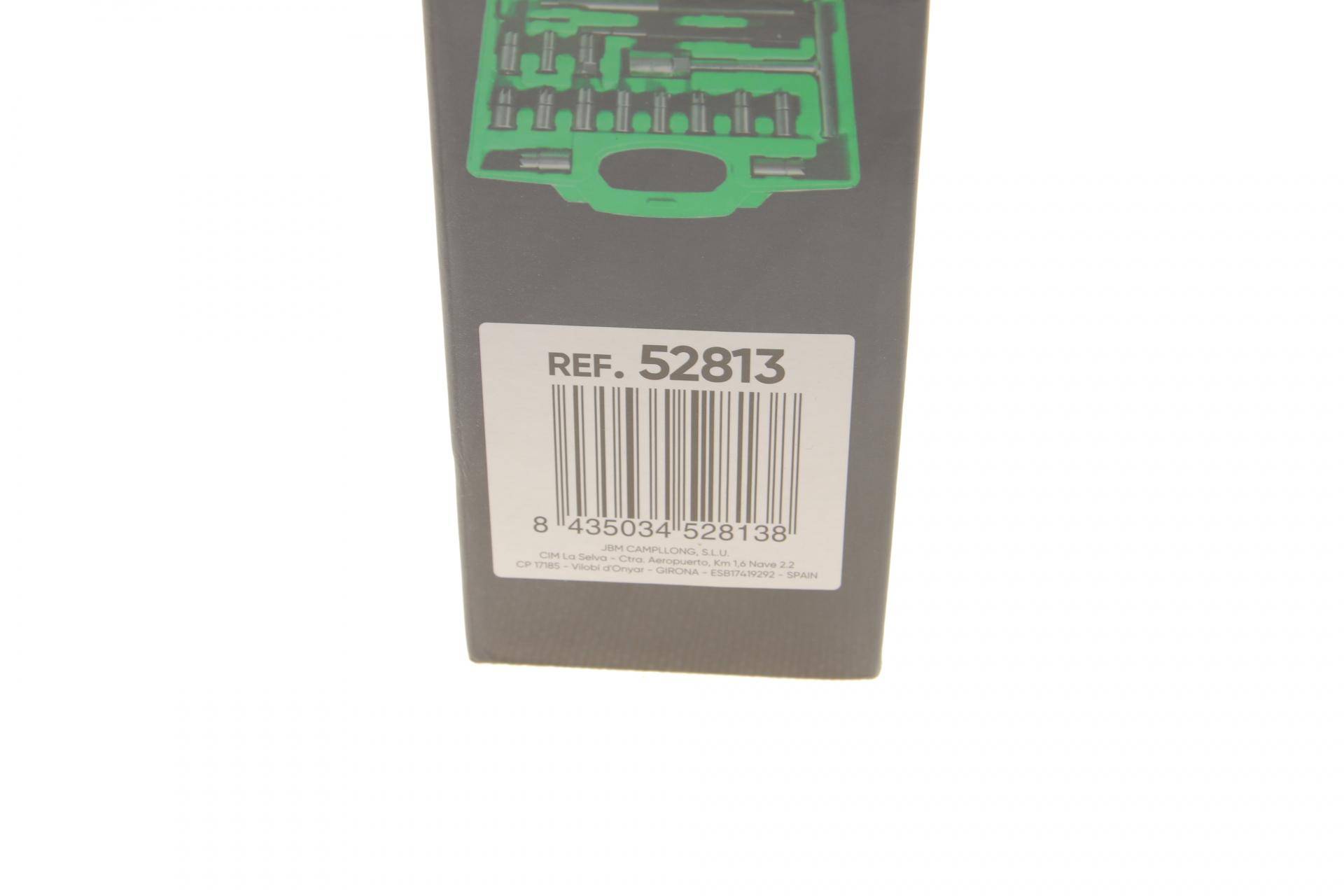 Набір інструментів для притирання сідел дизельних форсунок (17 пердметів)