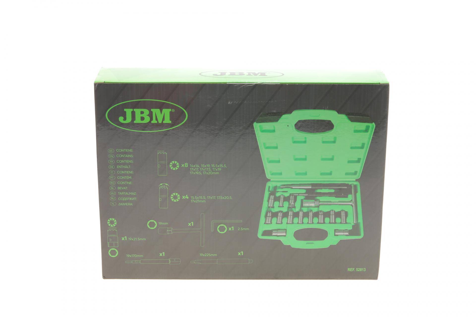 Набір інструментів для притирання сідел дизельних форсунок (17 пердметів)