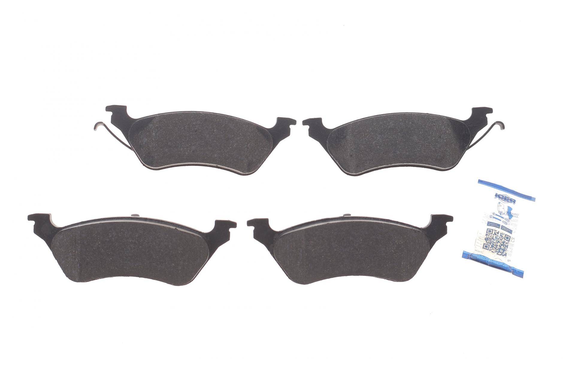 Колодки гальмівні (задні) Chrysler Voyager IV 00-08/Dodge Caravan 00-07/Jeep Cherokee 01-08