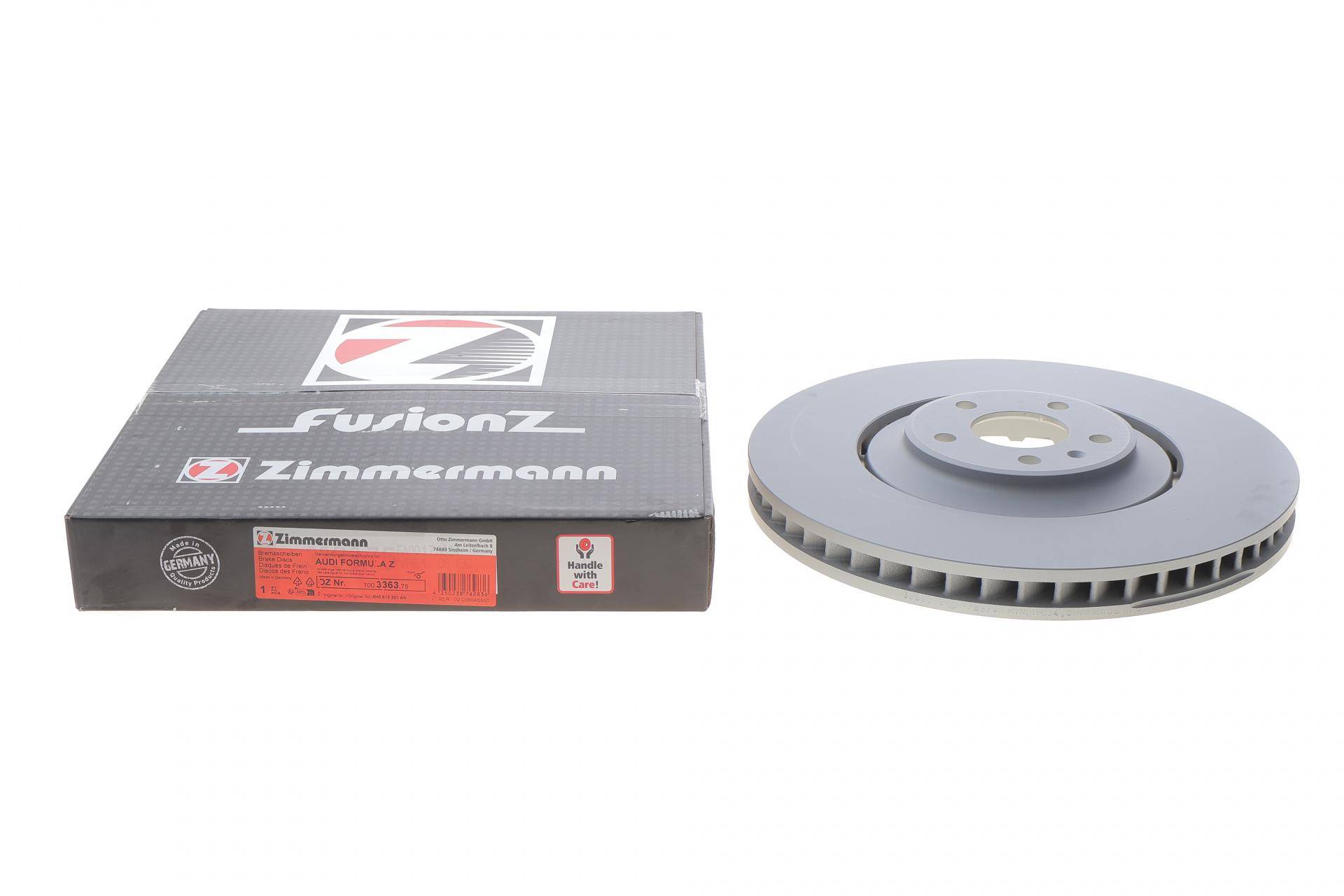 Диск гальмівний (передній) Audi A8/Q5 09- (380x36)