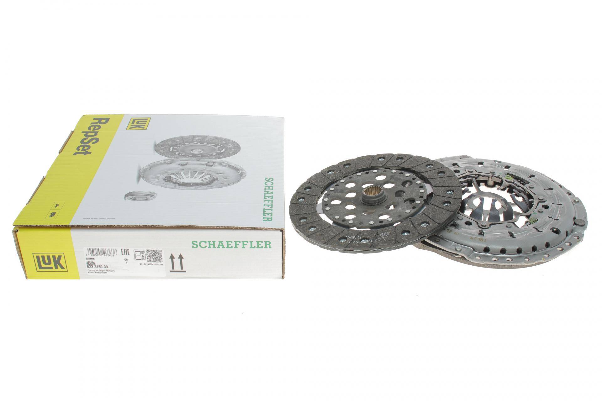 Комплект зчеплення Renault Laguna II 2.0 16V/1.9dCi/Espace IV 2.0/1.9dCi 01-, F4R/F9Q