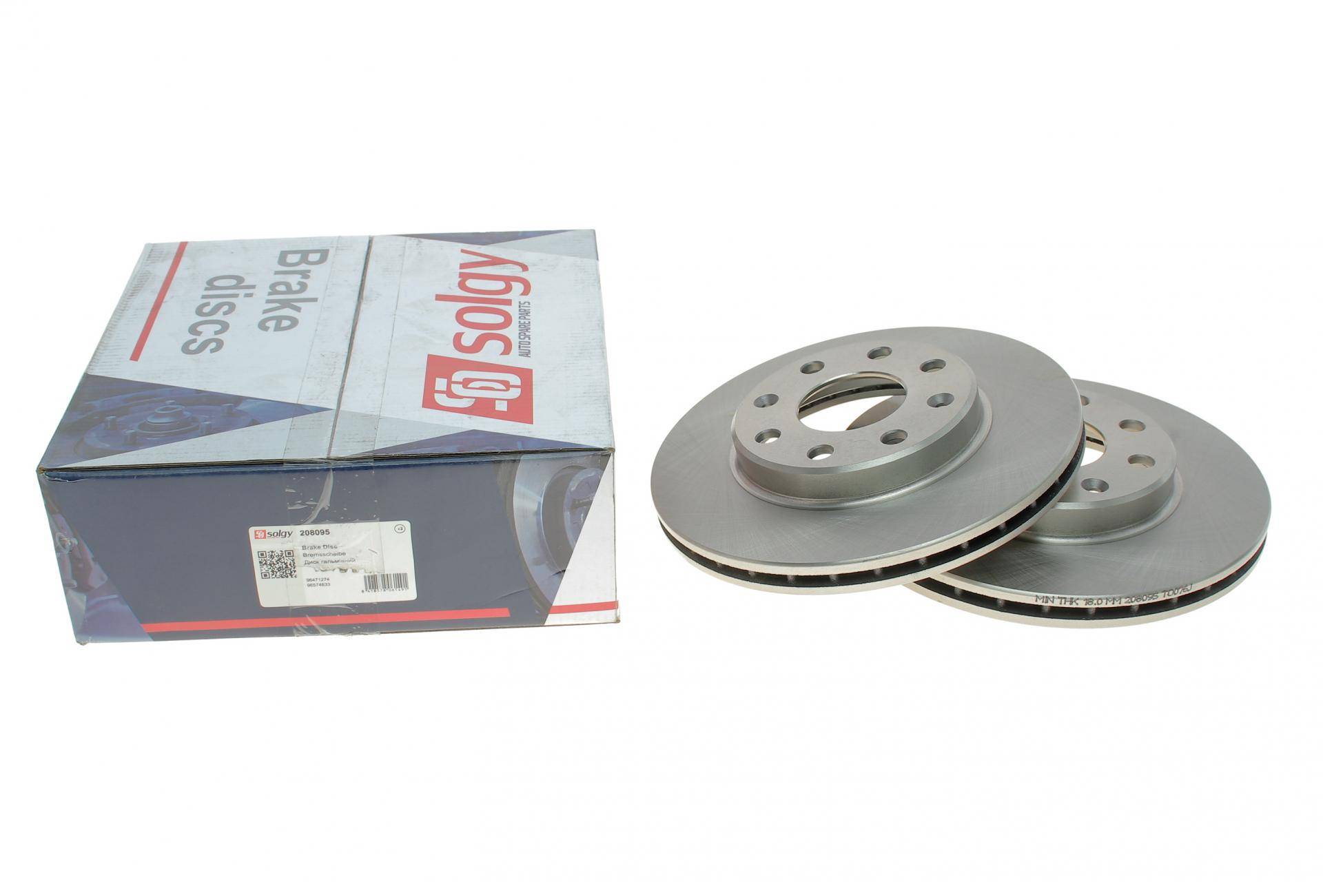 Диск гальмівний (передній) Chevrolet Aveo 05- (236x20)