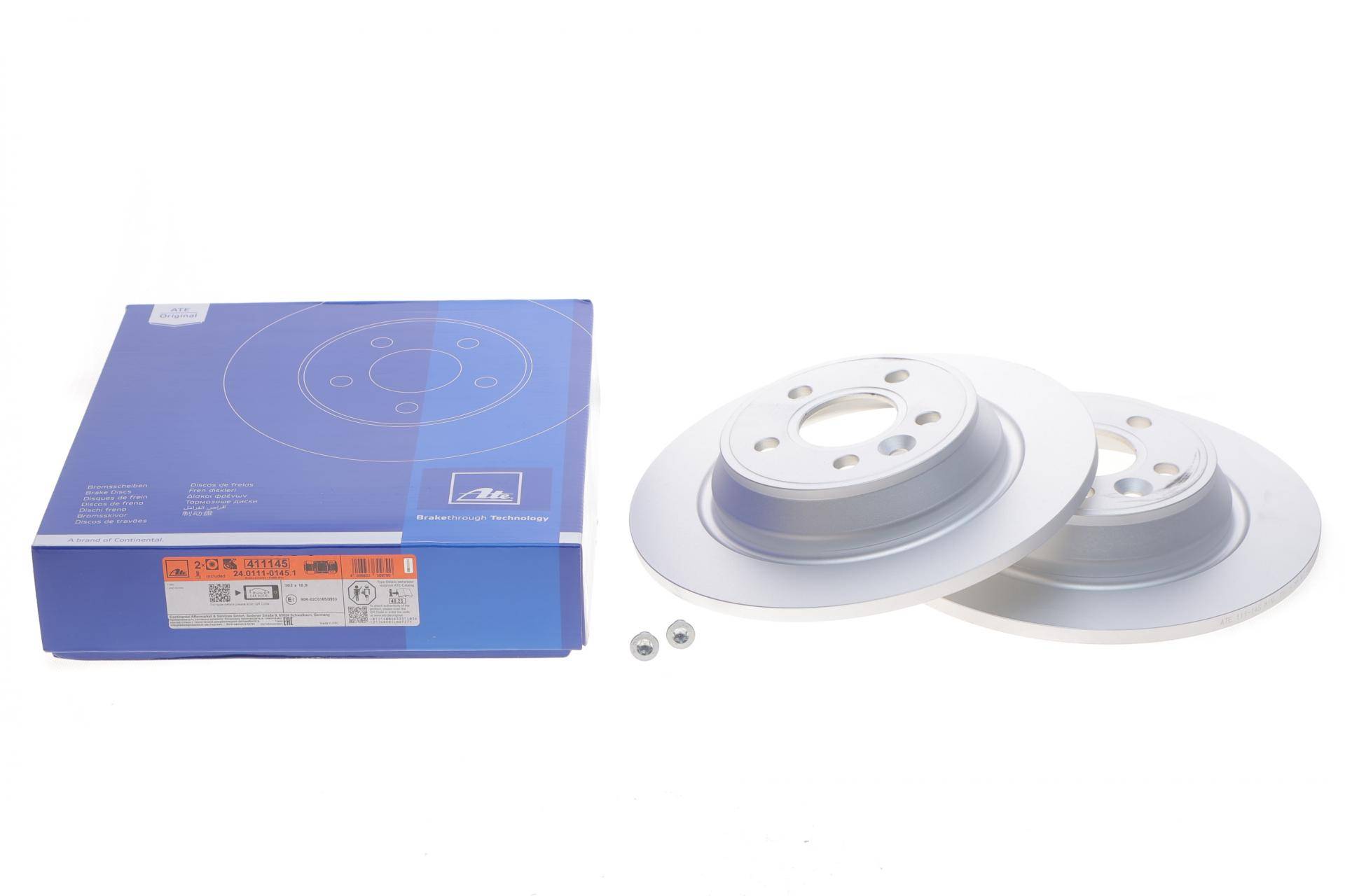 Диск гальмівний (задній) Ford Focus 05-12/Mondeo 07-15 (302x11) (з покриттям) (повний)