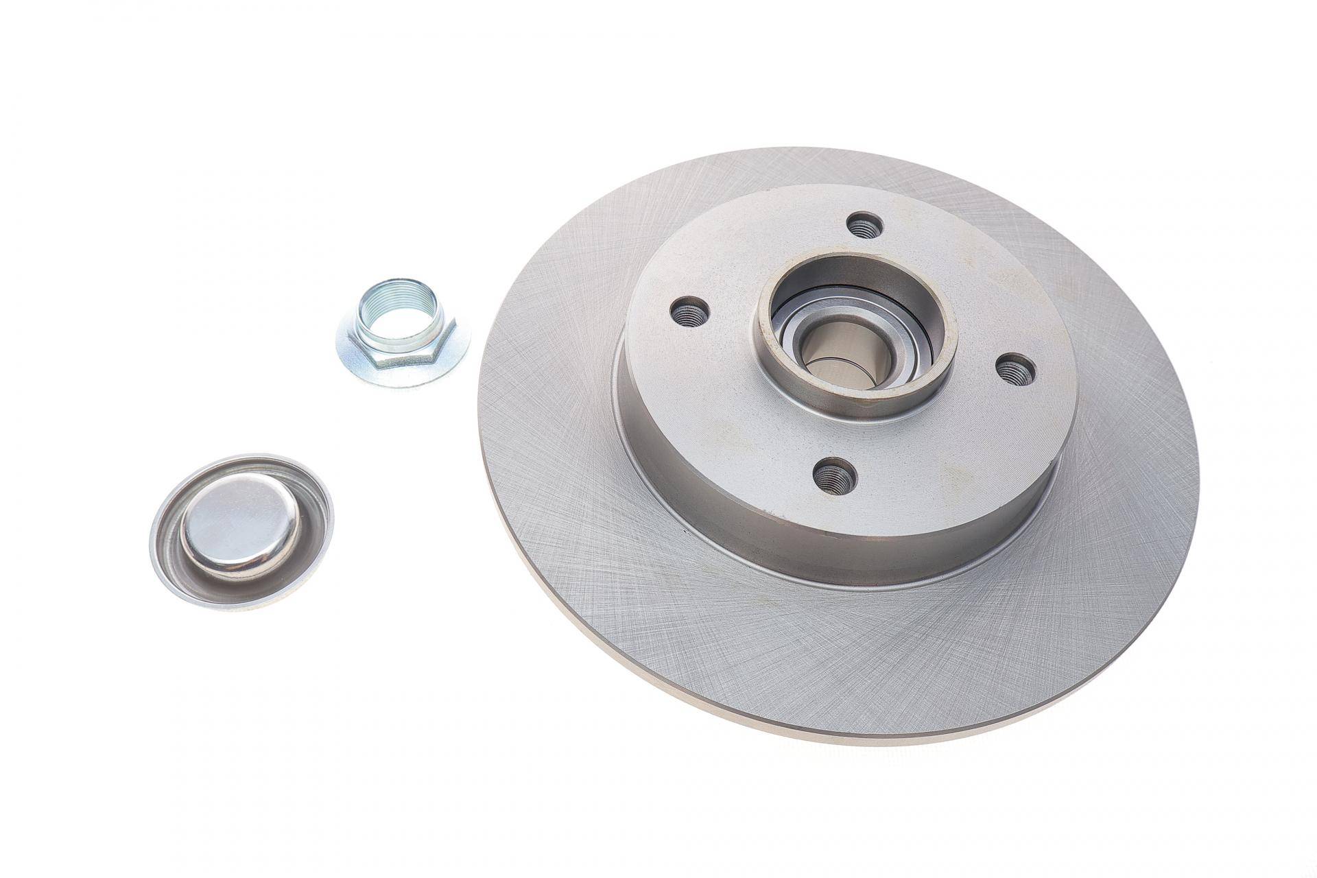 Диск гальмівний (задній) Citroen C4/Peugeot 207/307 05- (249х9) (+ABS) (з підшипником) (d=30)