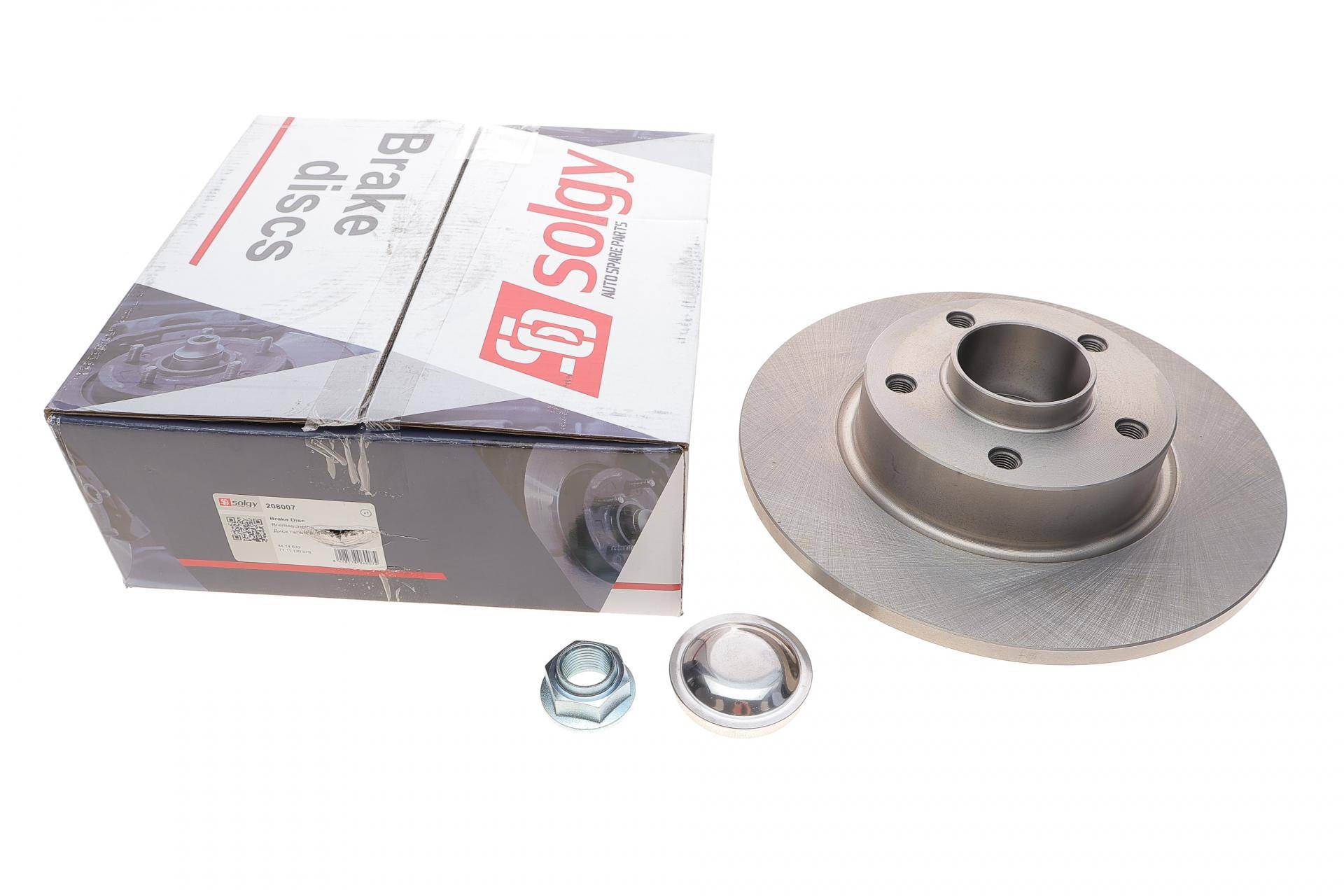 Диск гальмівний (задній) Renault Trafic/Opel Vivaro 01- (280х12) (+ABS) (з підшипником)