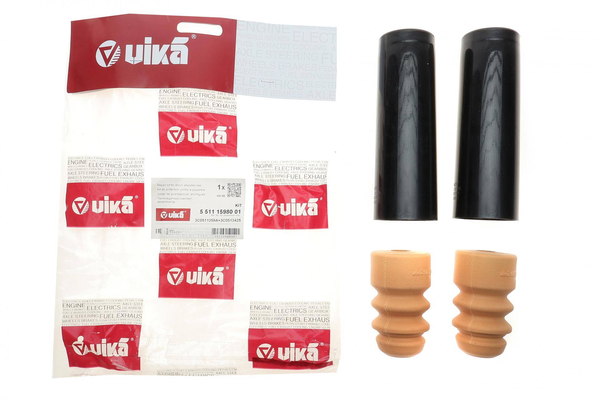 Пильник + відбійник амортизатора (заднього) Skoda Octavia/VW Golf VI 1.2TSI-2.0RS 04- (к-кт 2 шт.)