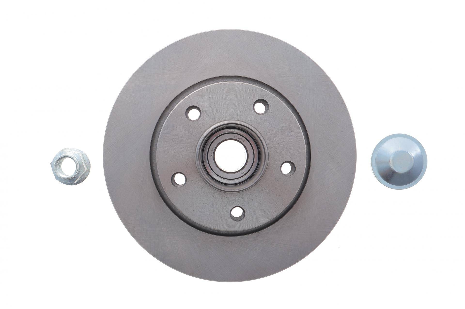 Диск гальмівний (задній) Renault Trafic/Opel Vivaro 01- (280х12) (+ABS) (з підшипником)