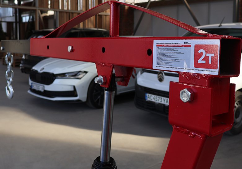 Кран гідравлічний підкатний 2t