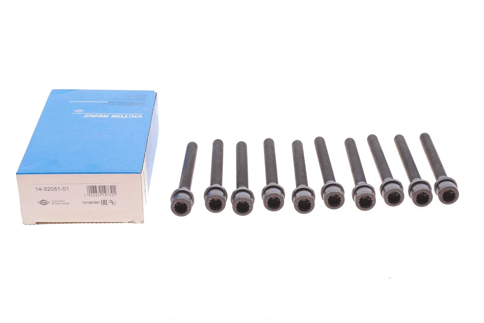 Болти головки (к-кт 10шт.) VW Caddy 1.4/1.6i 95-04