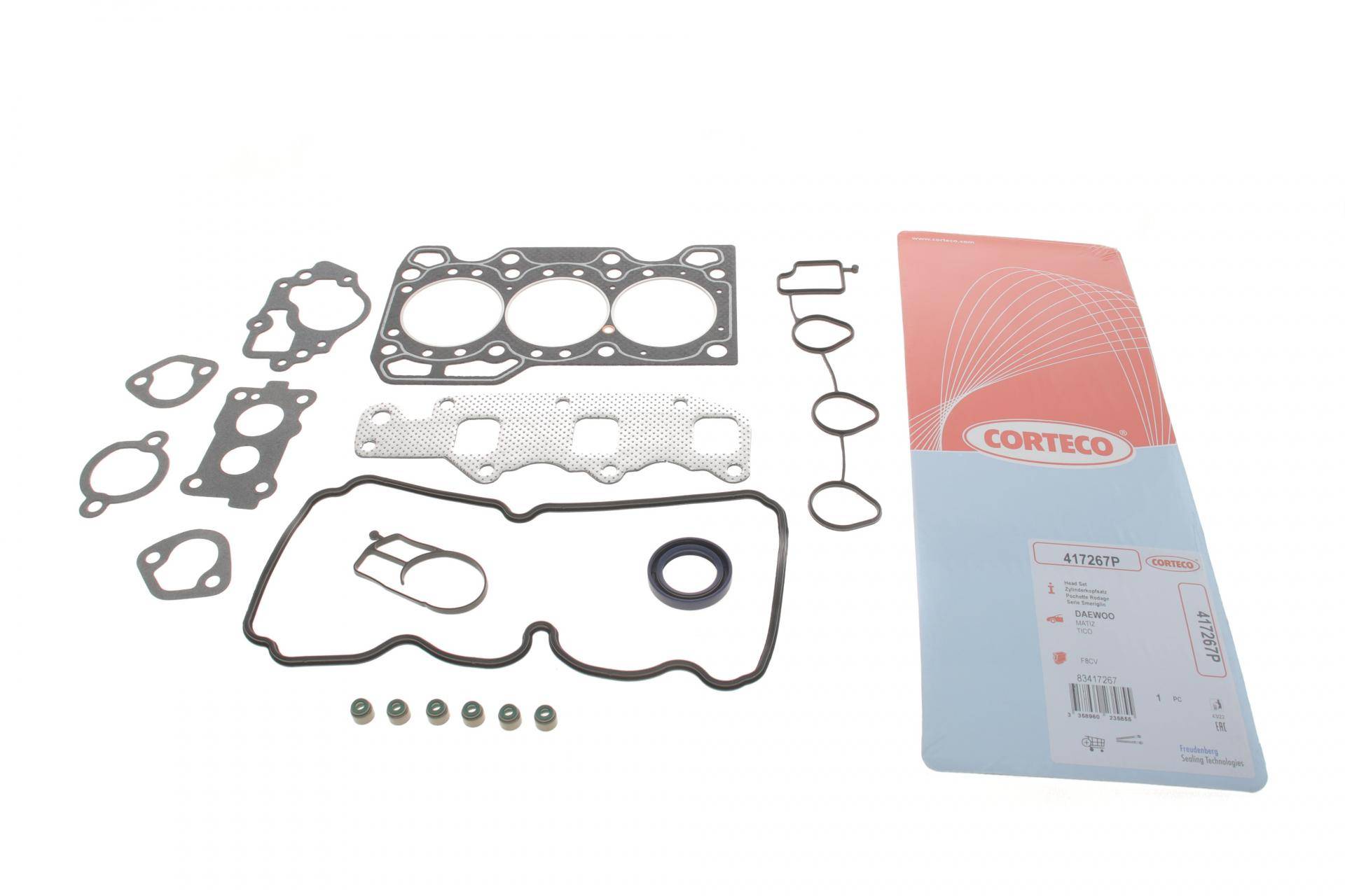 Комплект прокладок (верхній) Daewoo Matiz 0.8 98-