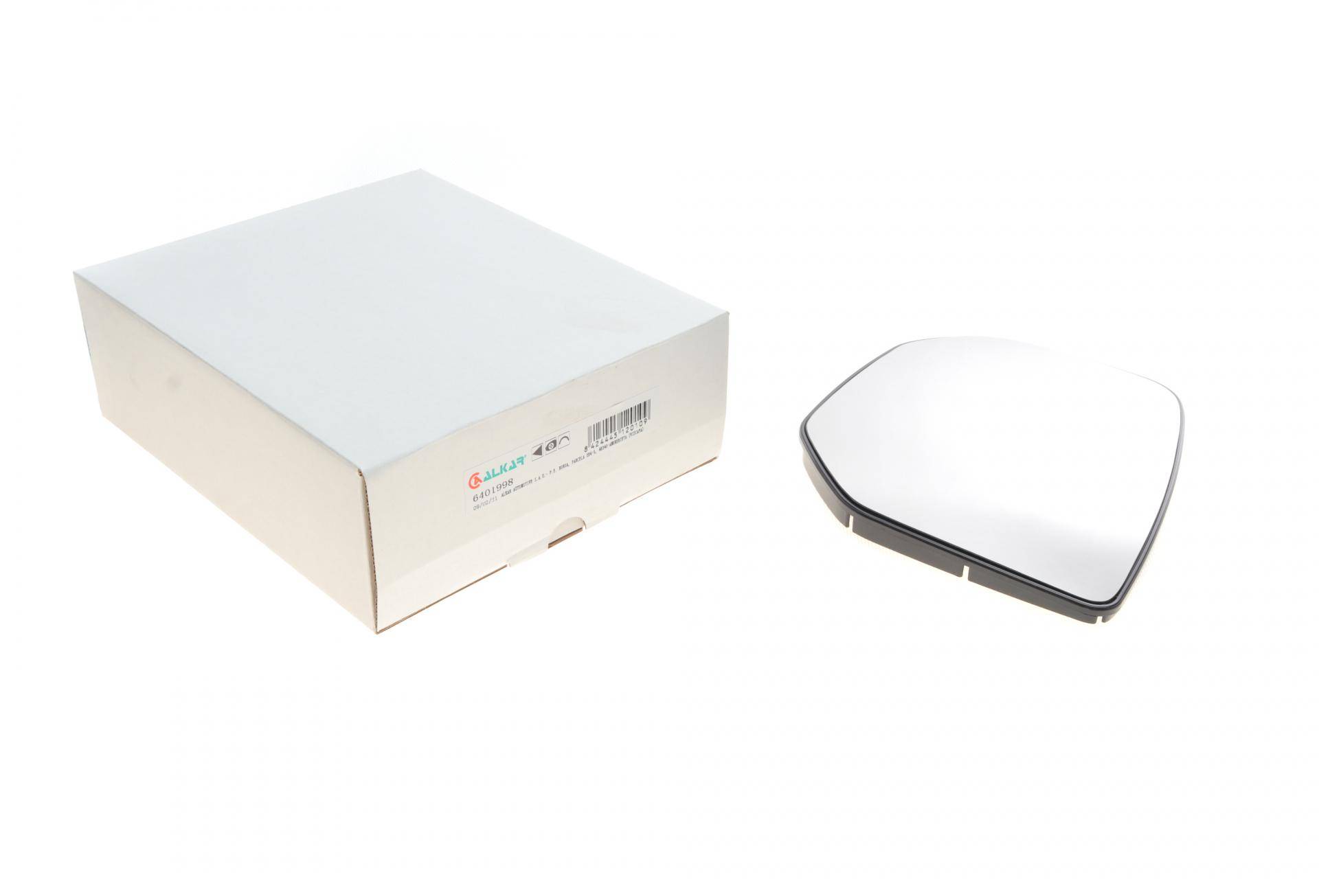 Скло дзеркала Citroen Berlingo/ Peugeot Partner 08- (L)