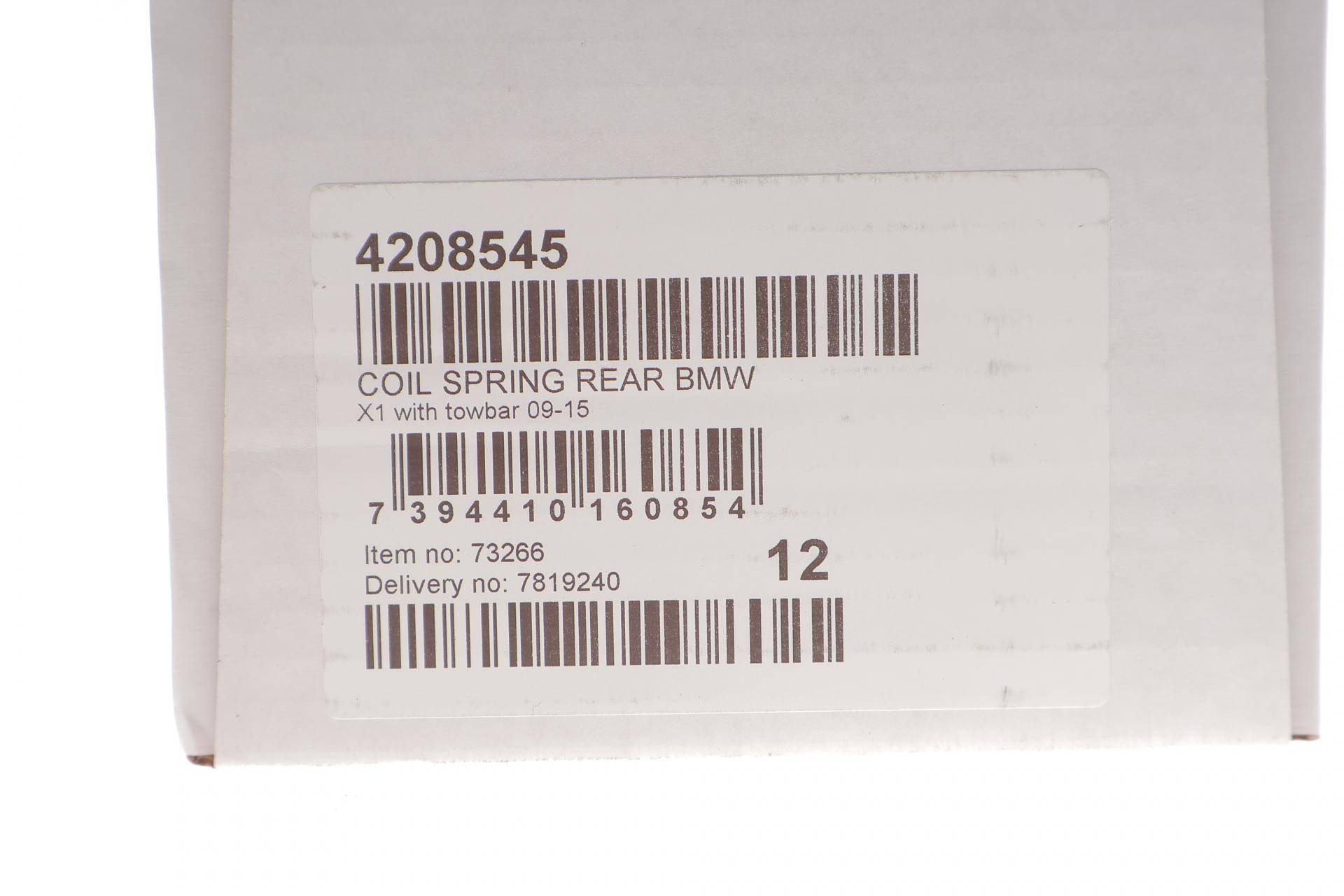 Пружина (задня) BMW X1 (E84) 2.0d 09- (SUV) (без М-тех)