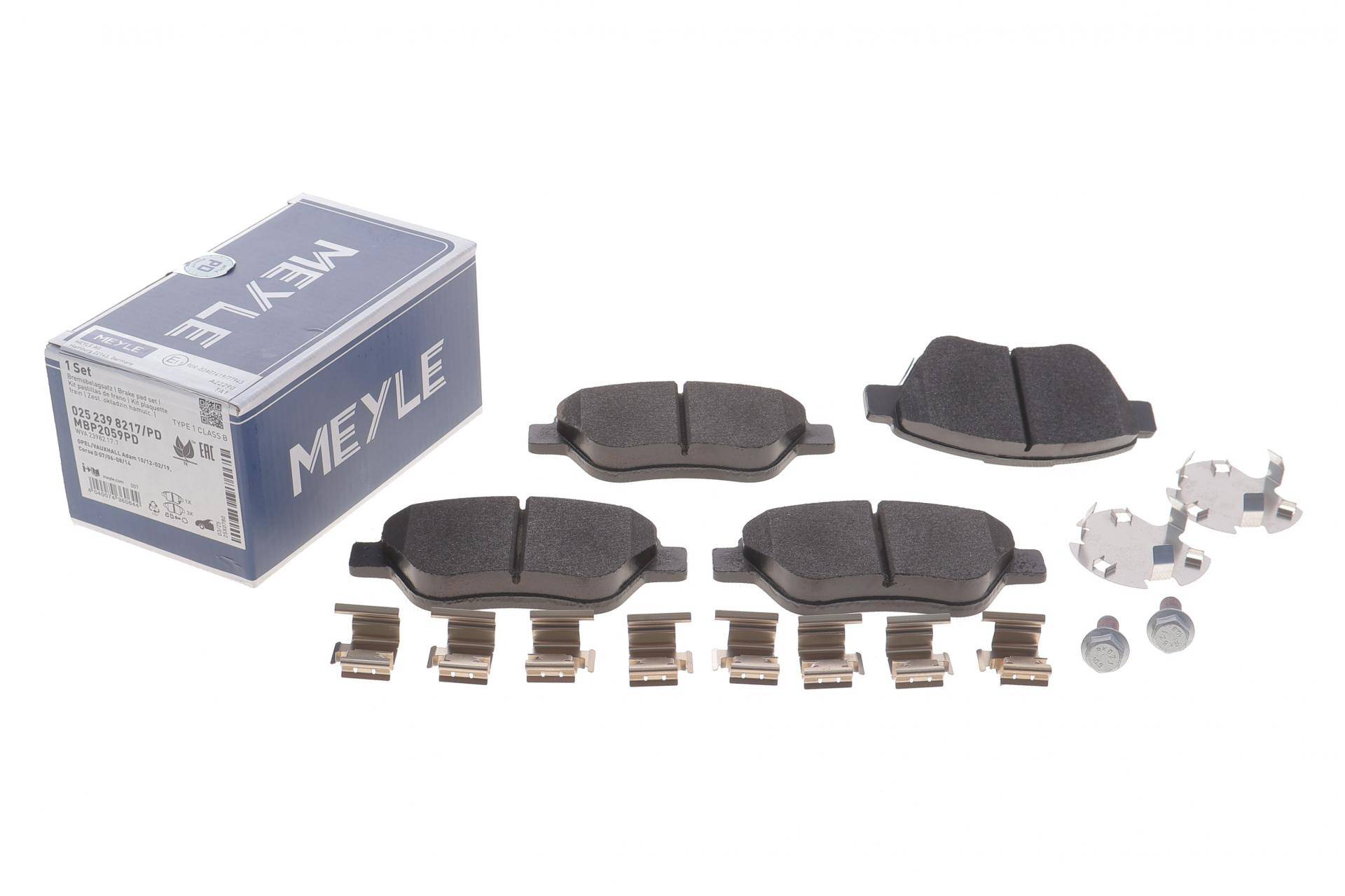 Колодки гальмівні (передні) Opel Corsa D 06-14/Adam 12-19