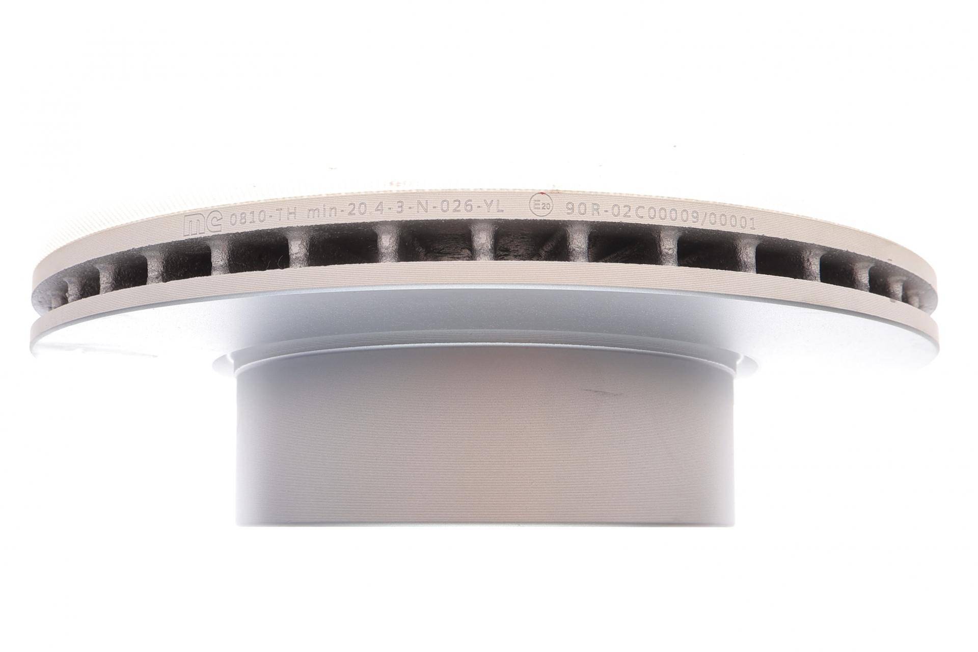 Диск гальмівний (передній) BMW 1 (E81/E87/F20/F21) 04-11 (284x22) (вент.)