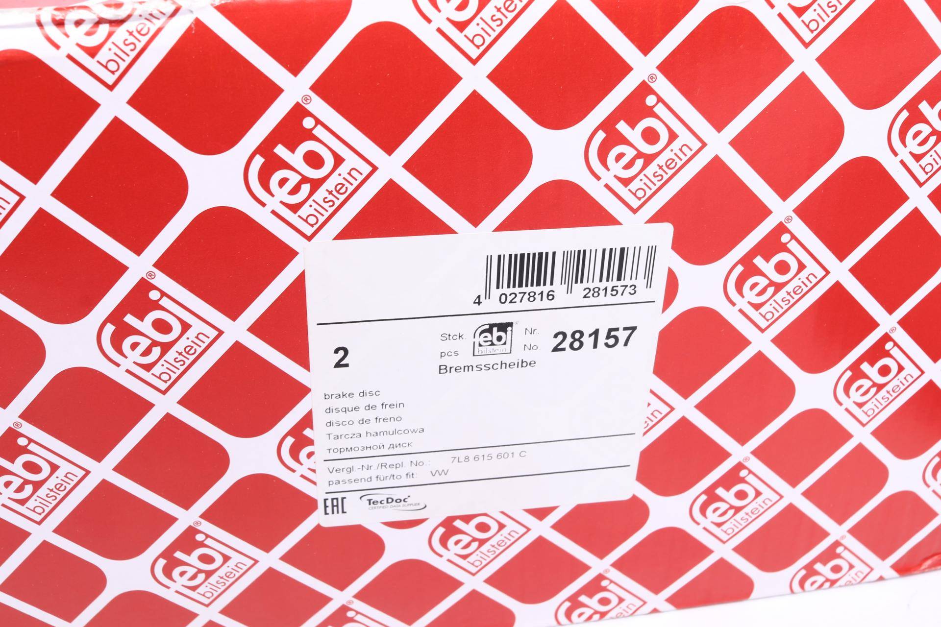 Диск гальмівний (задній) Porsche Cayenne/VW Touareg 3.0-4.2 TDI 02- (330x28)