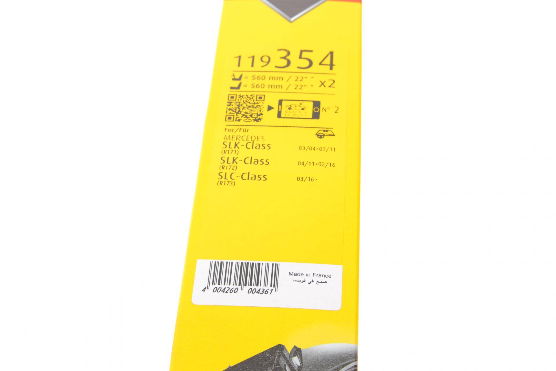 Щітки склоочисника (560/560mm) MB SLK-class (R171/R172) 04-