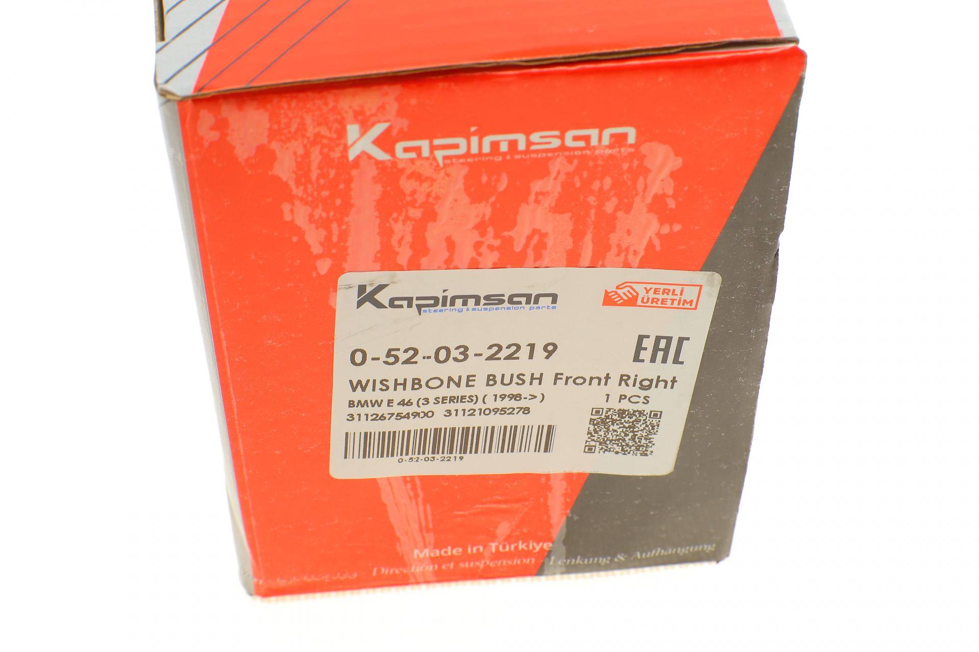 Сайлентблок важеля (переднього/знизу) BMW 3 (E46) 98-07 (R) (з кронштейном)