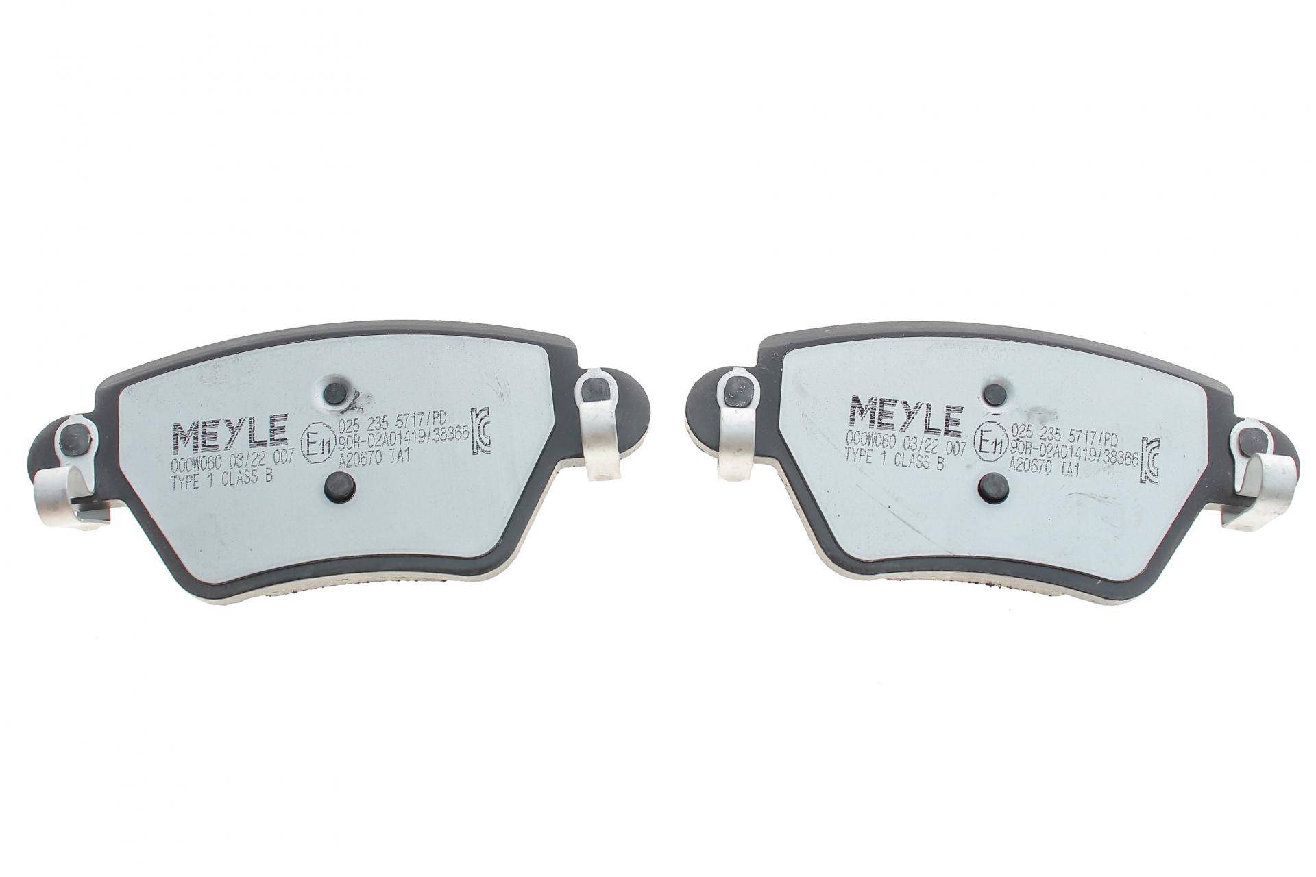 Колодки гальмівні (задні) Renault Kangoo 4x4 01- (Bosch)