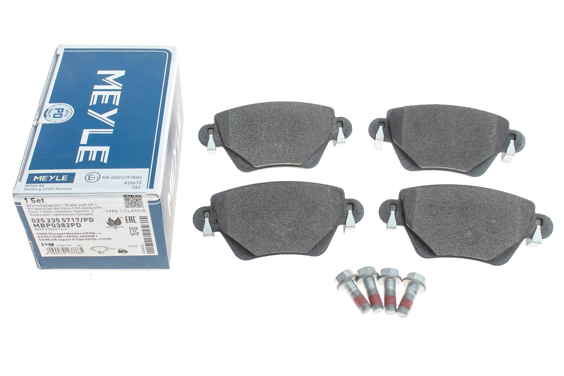 Колодки гальмівні (задні) Renault Kangoo 4x4 01- (Bosch)