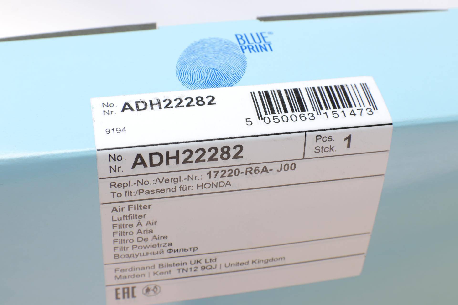 Фільтр повітряний Honda CR-V 2.0 16V 12-