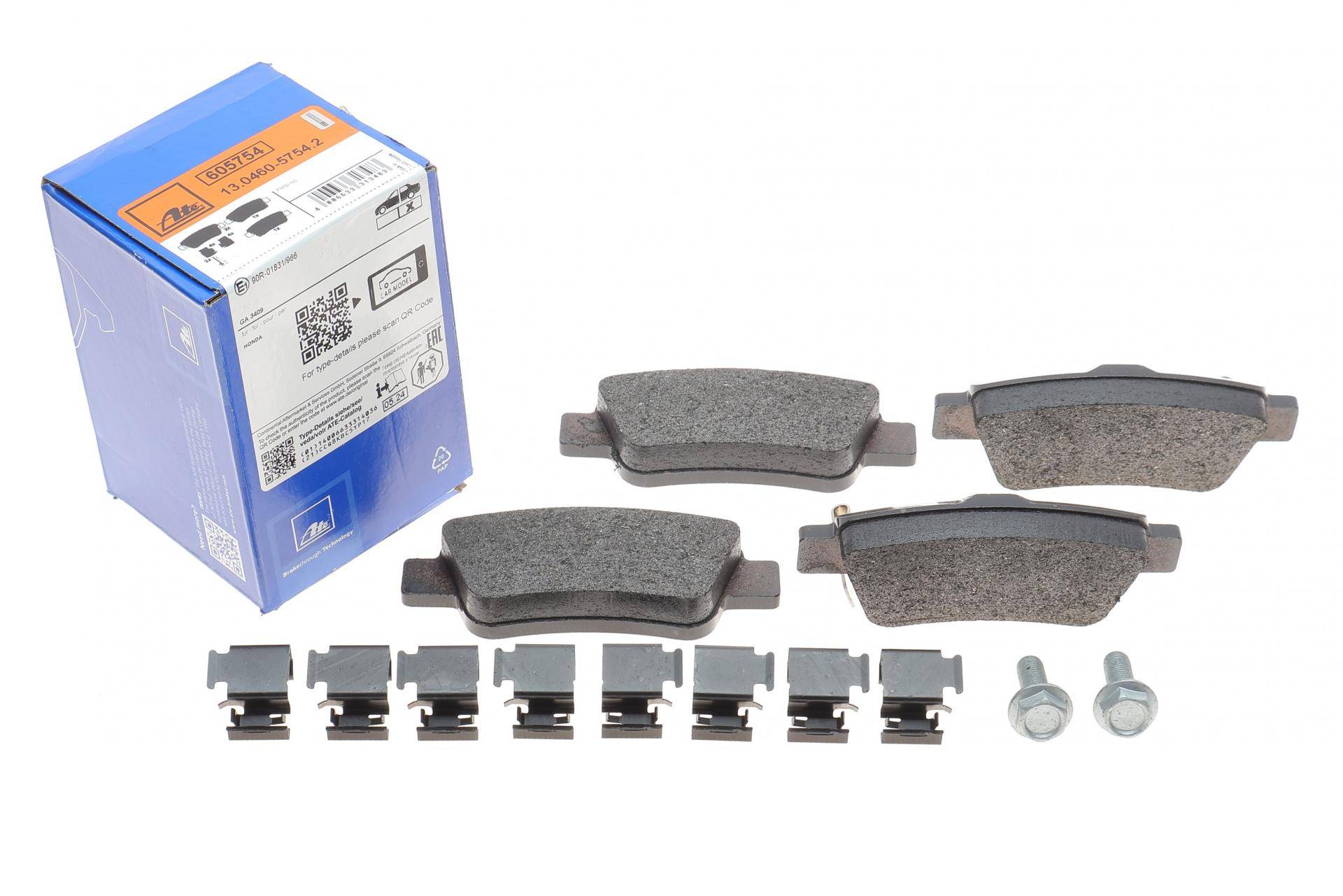 Колодки гальмівні (задні) Honda CR-V III/IV 06-