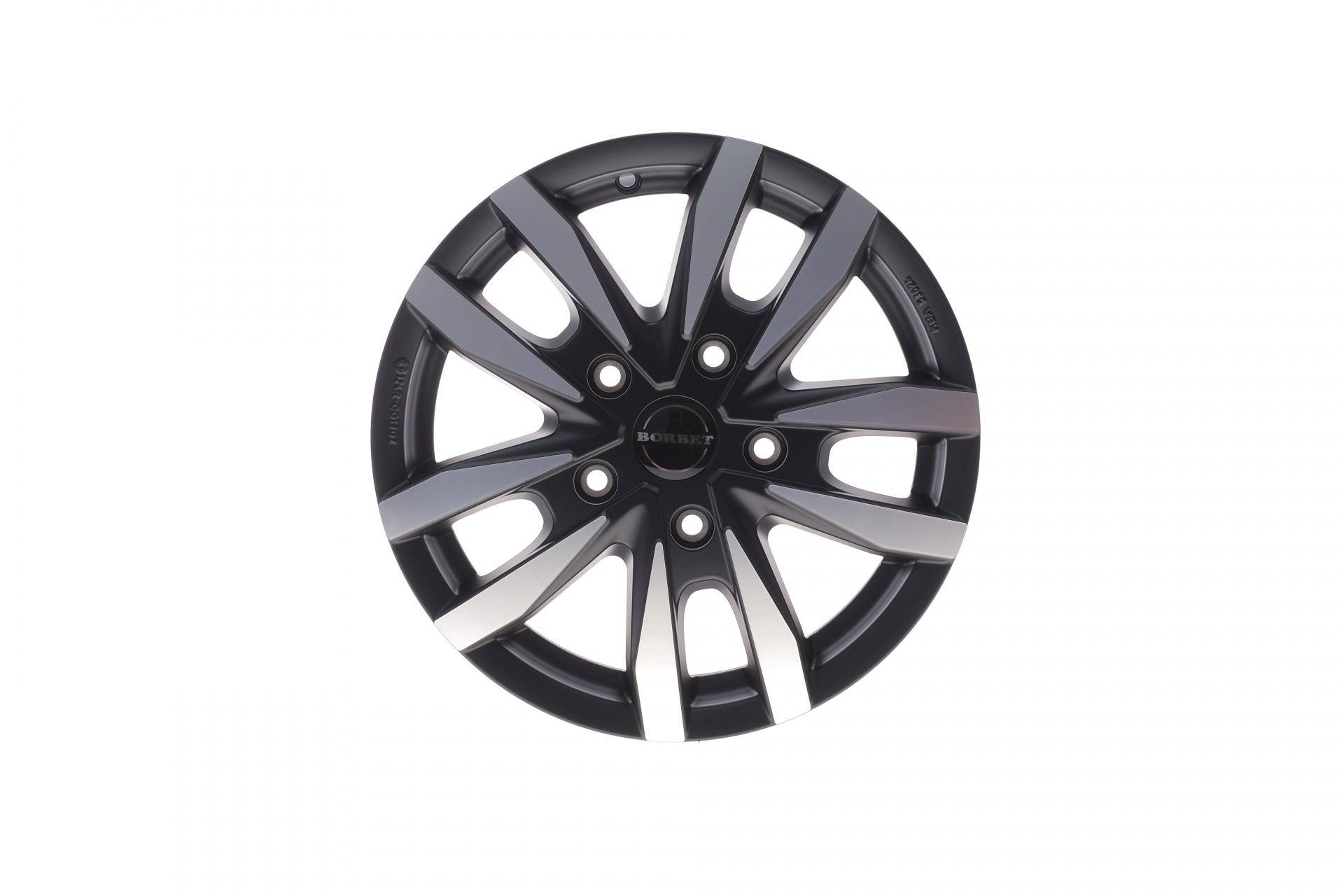 Диск колісний Renault Master 3 10-  (6.5Jx16 5x130x89.1 ET66) (black polished matt) (легкосплавний)