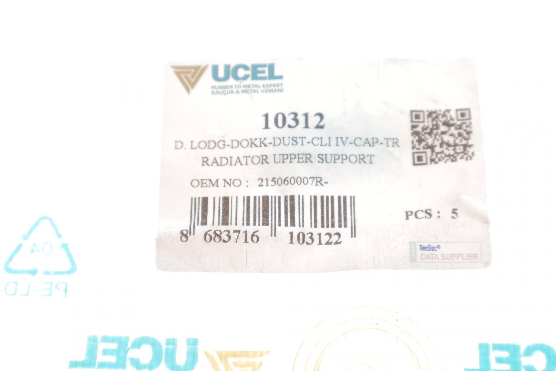 Подушка радіатора Dacia Logan/Sandero 12-