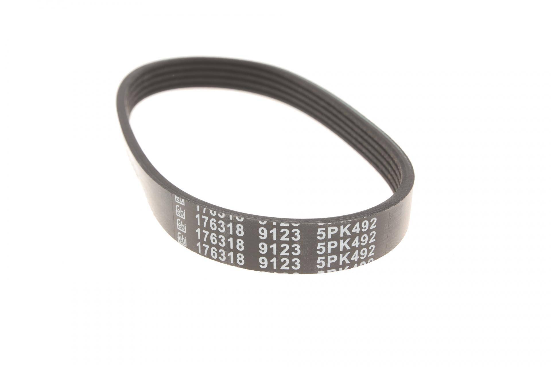 Ремінь генератора VW Golf V/Passat/Touran 1.4TSI 05-/Skoda Fabia 1.4 TSI RS 10-14 (5PK491)