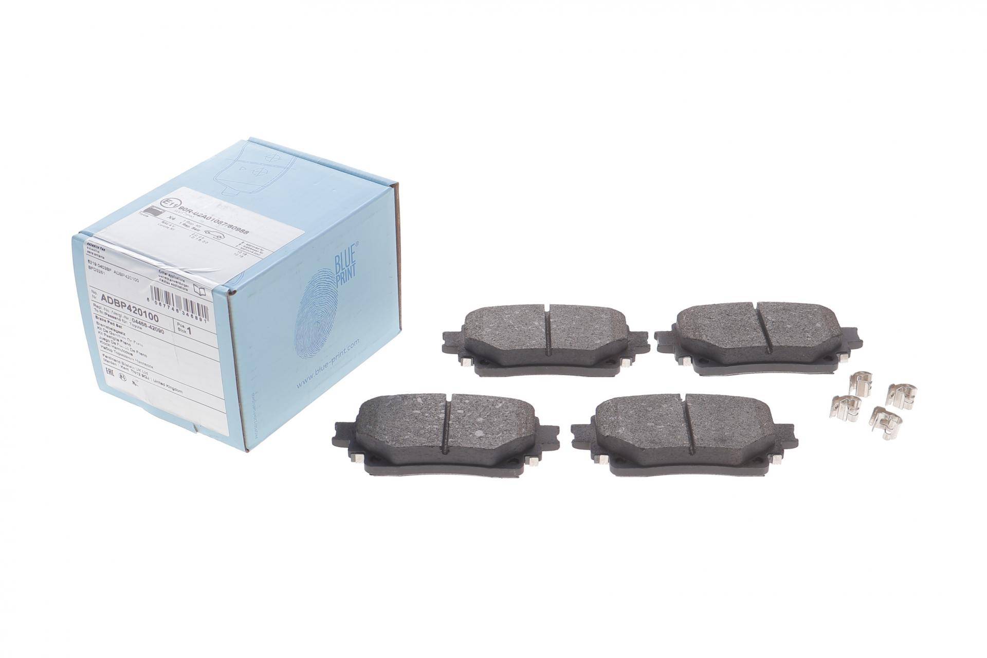 Колодки гальмівні (задні) Toyota Rav4 18-/Corolla XII/Highlander 19-/Suzuki Across 20-/Lexus UX 18-