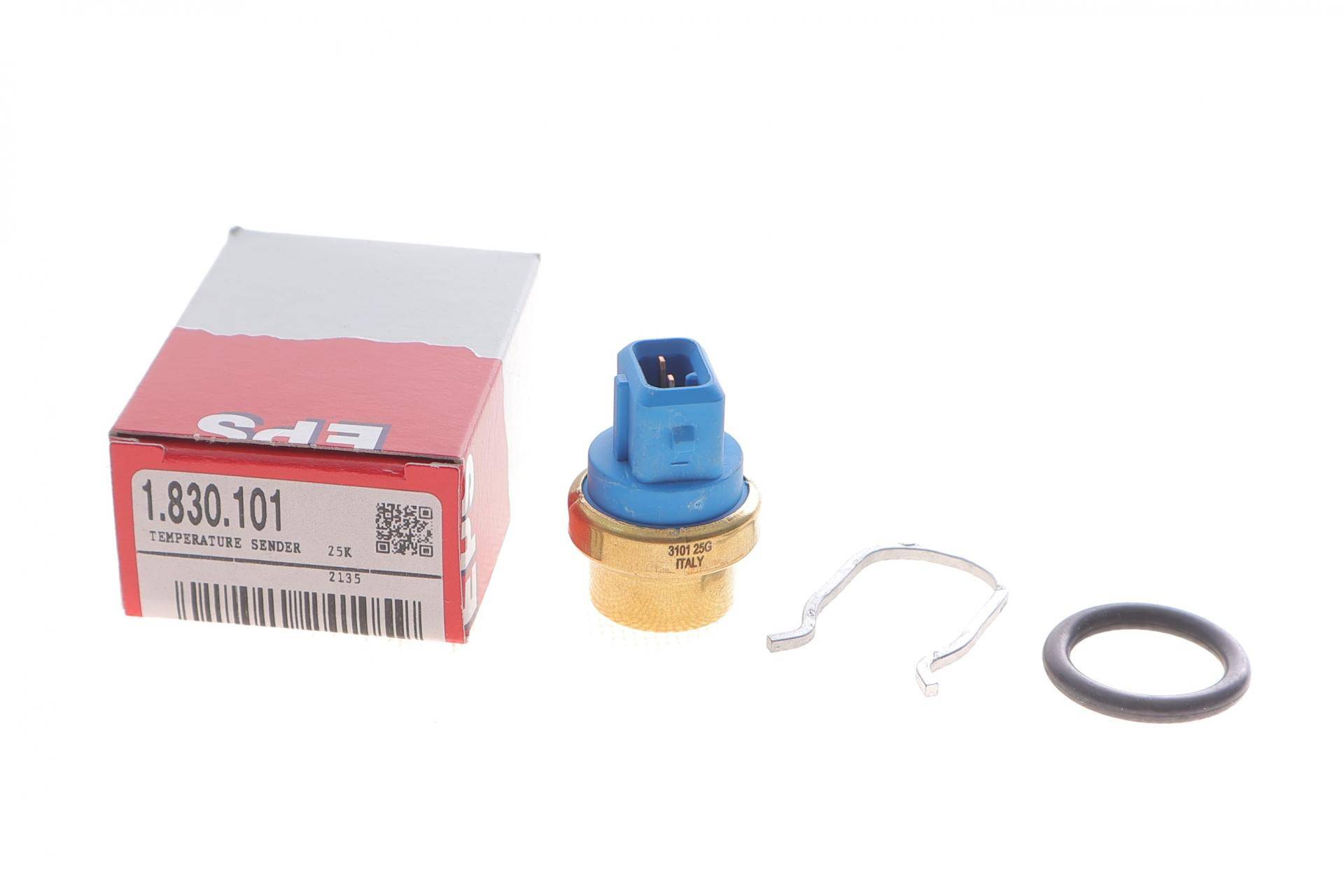 Датчик температури охолоджуючої рідини VW Caddy I/II/T4 1.4-2.5 85-04 (2 конт.) (синій)