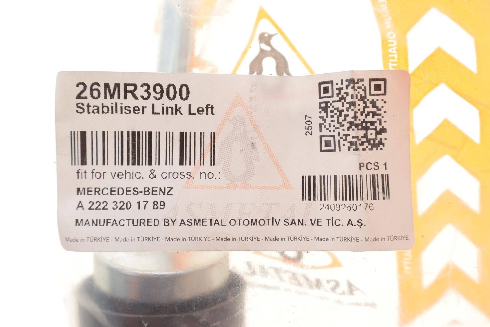 Тяга стабілізатора (переднього) (L) MB S-class (W222/V222/X222) 14-