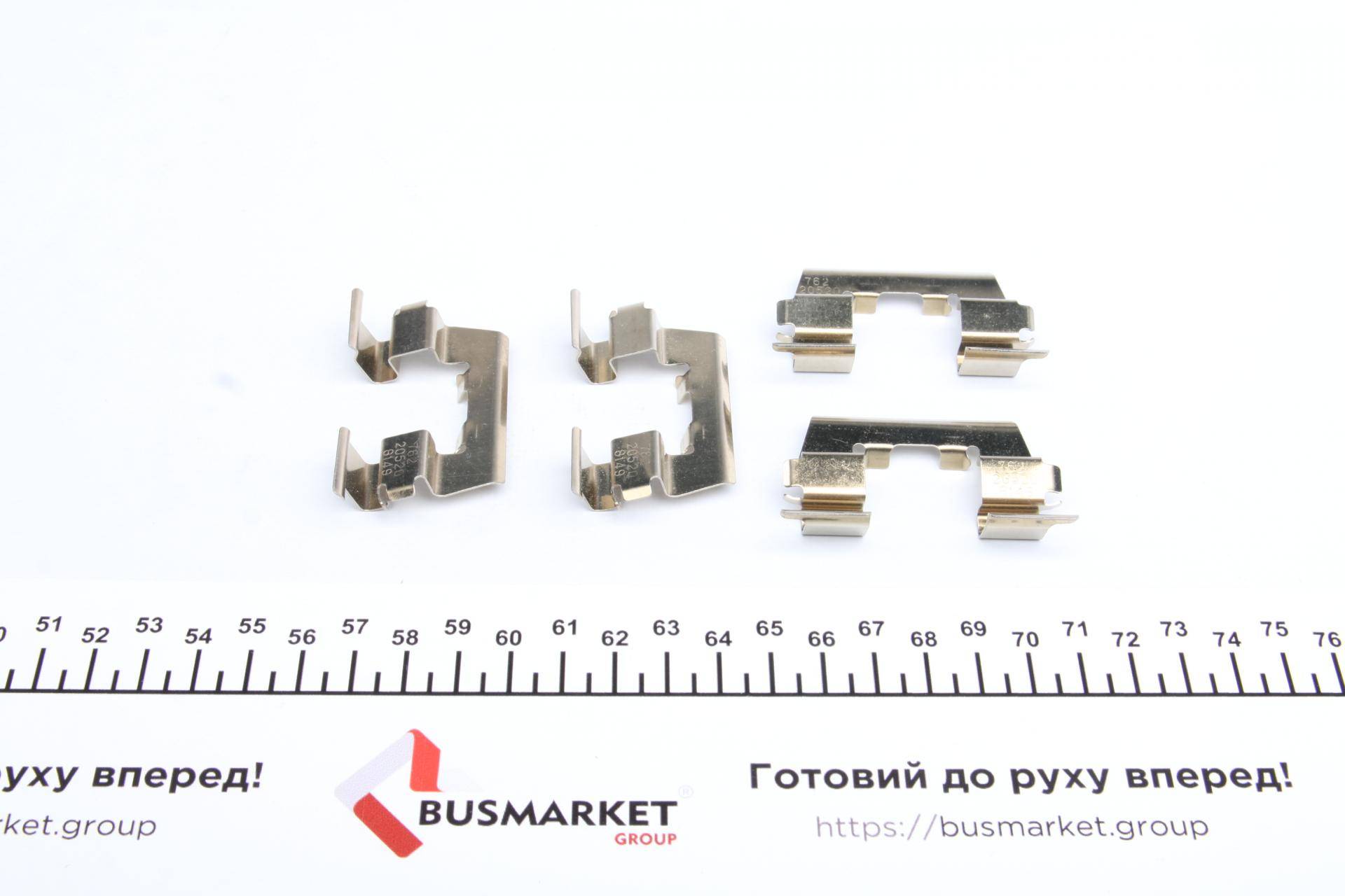 Планка супорта (заднього) прижимна (к-кт) Hyundai Accent 98-05 (Mando)