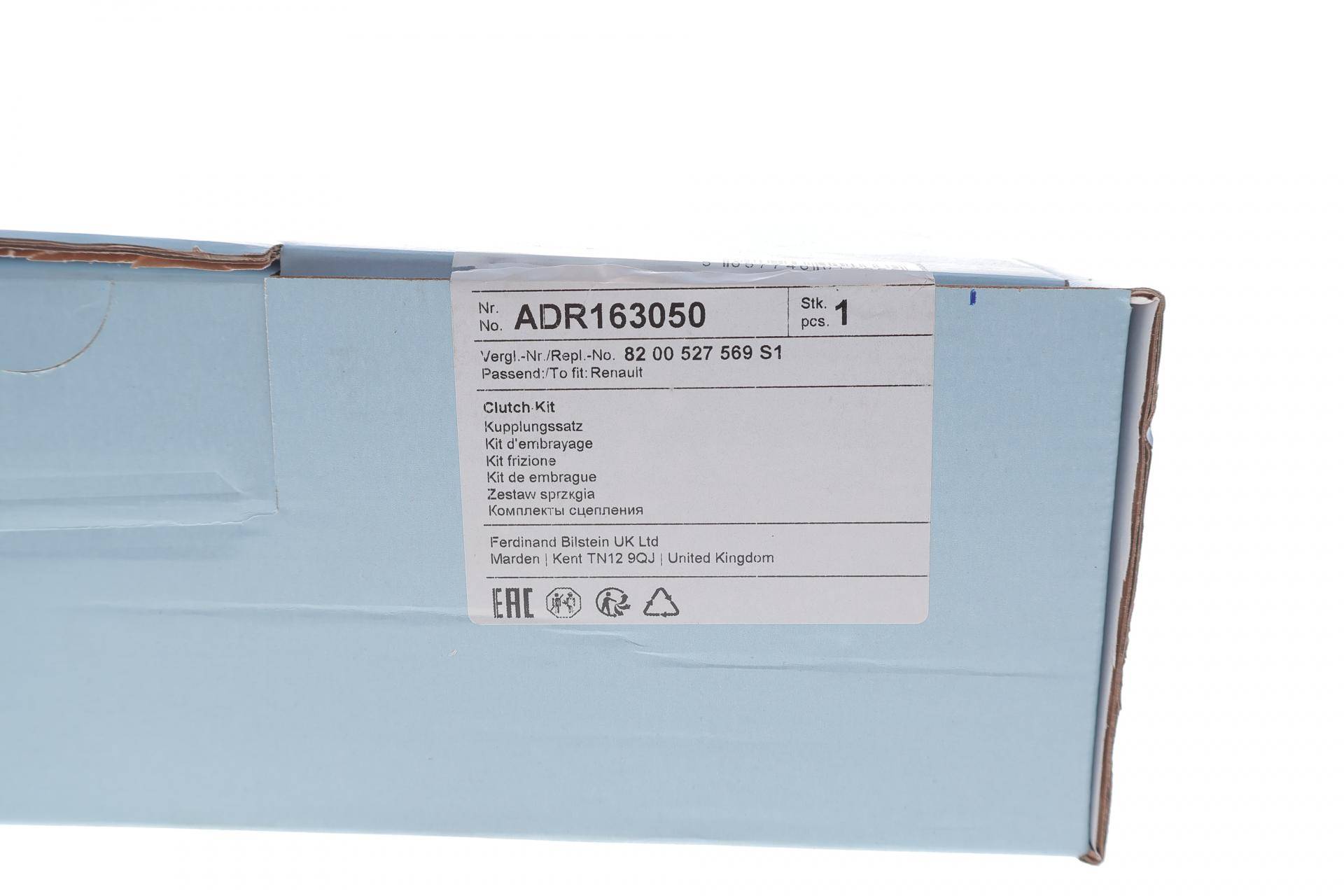 Комплект зчеплення Renault Kangoo 1.5dC, 50-66kw 08- (d=216mm), K9K