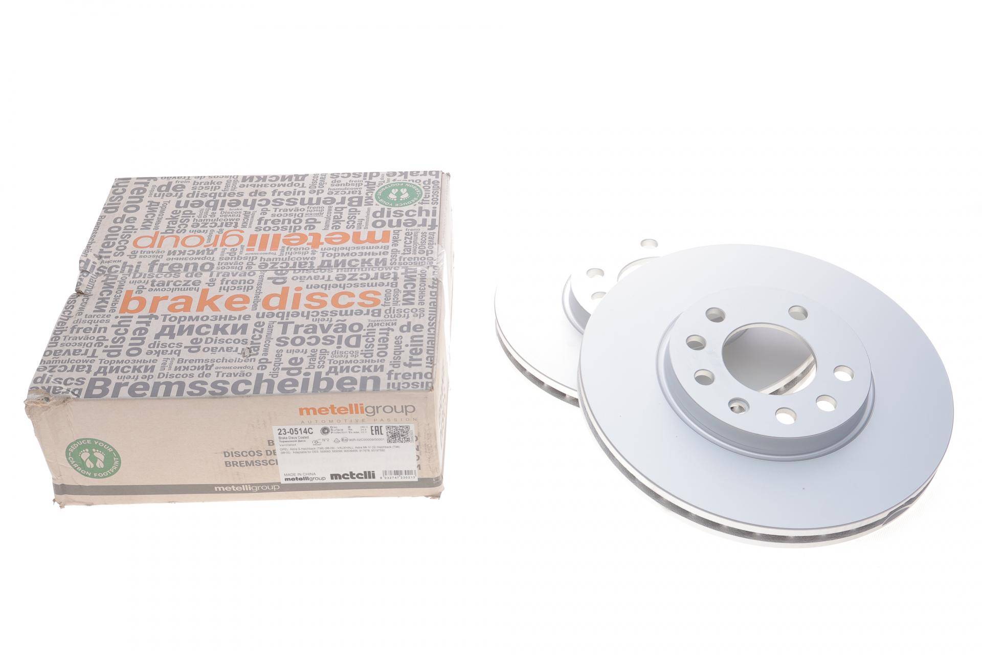 Диск гальмівний (передній) Opel Combo 01-11/Astra 98-/Zafira/Meriva 99-15 (280x24.9) (з покр.) (вент)