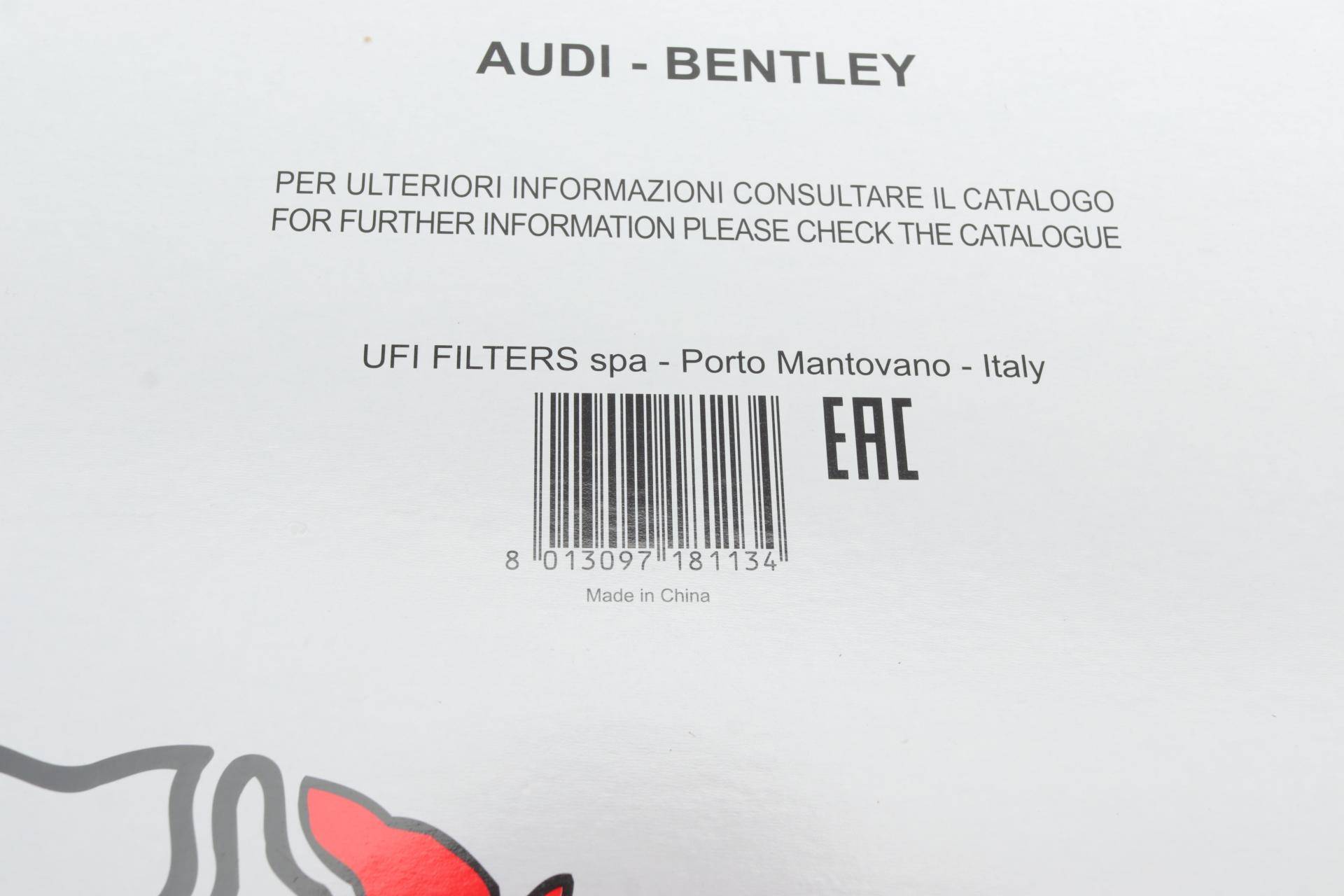 Фільтр салону Audi A6/A7/A8 10- (вугільний)